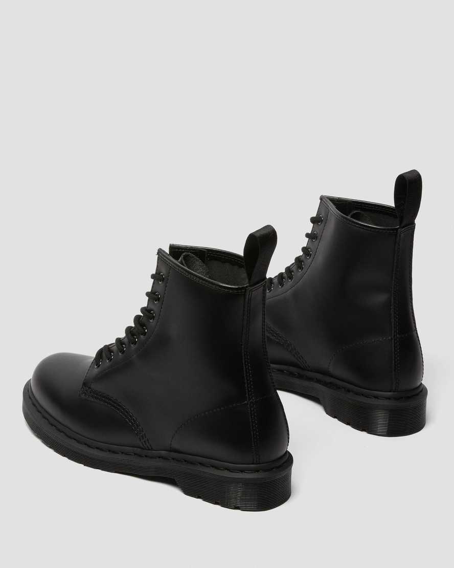 1460 Mono Black Smooth Leather Ankle Boots1460 MONO SMOOTH LÆDER ANKELSTØVLER Dr. Martens