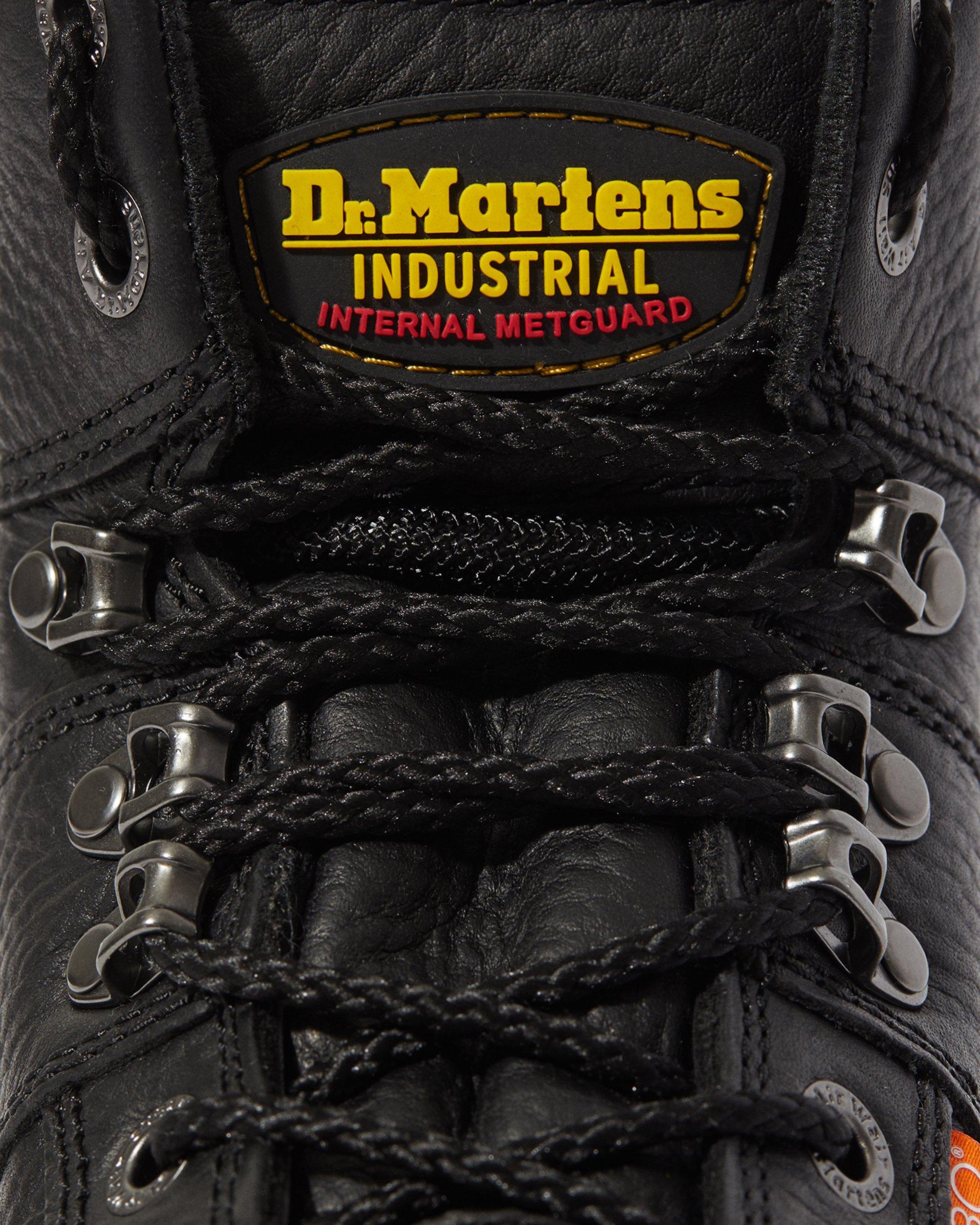 Ironbridge Extra Wide Grizzly Met Guard Work Boots in BLACK | Dr