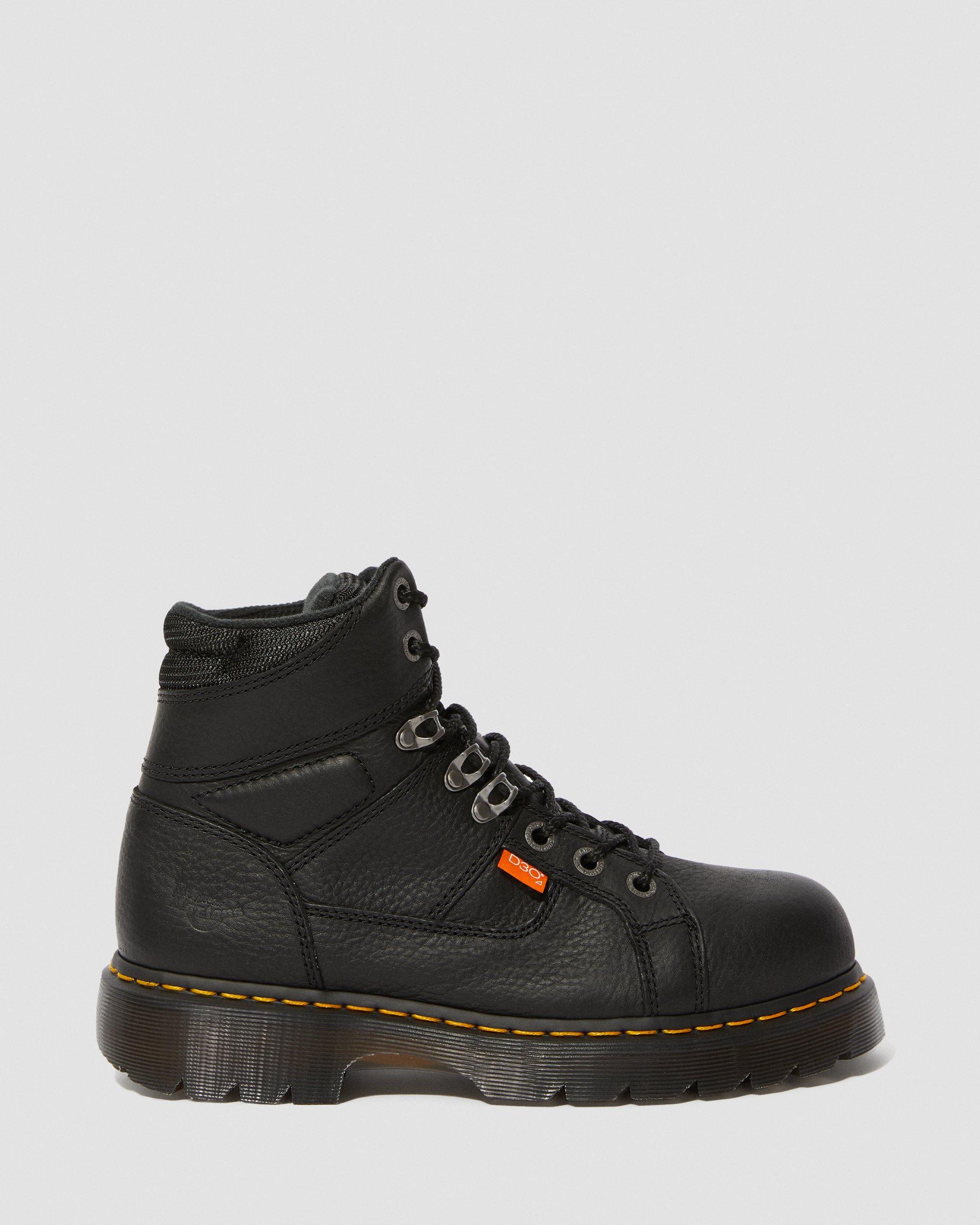 Ironbridge Extra Wide Grizzly Met Guard Work Boots in BLACK | Dr