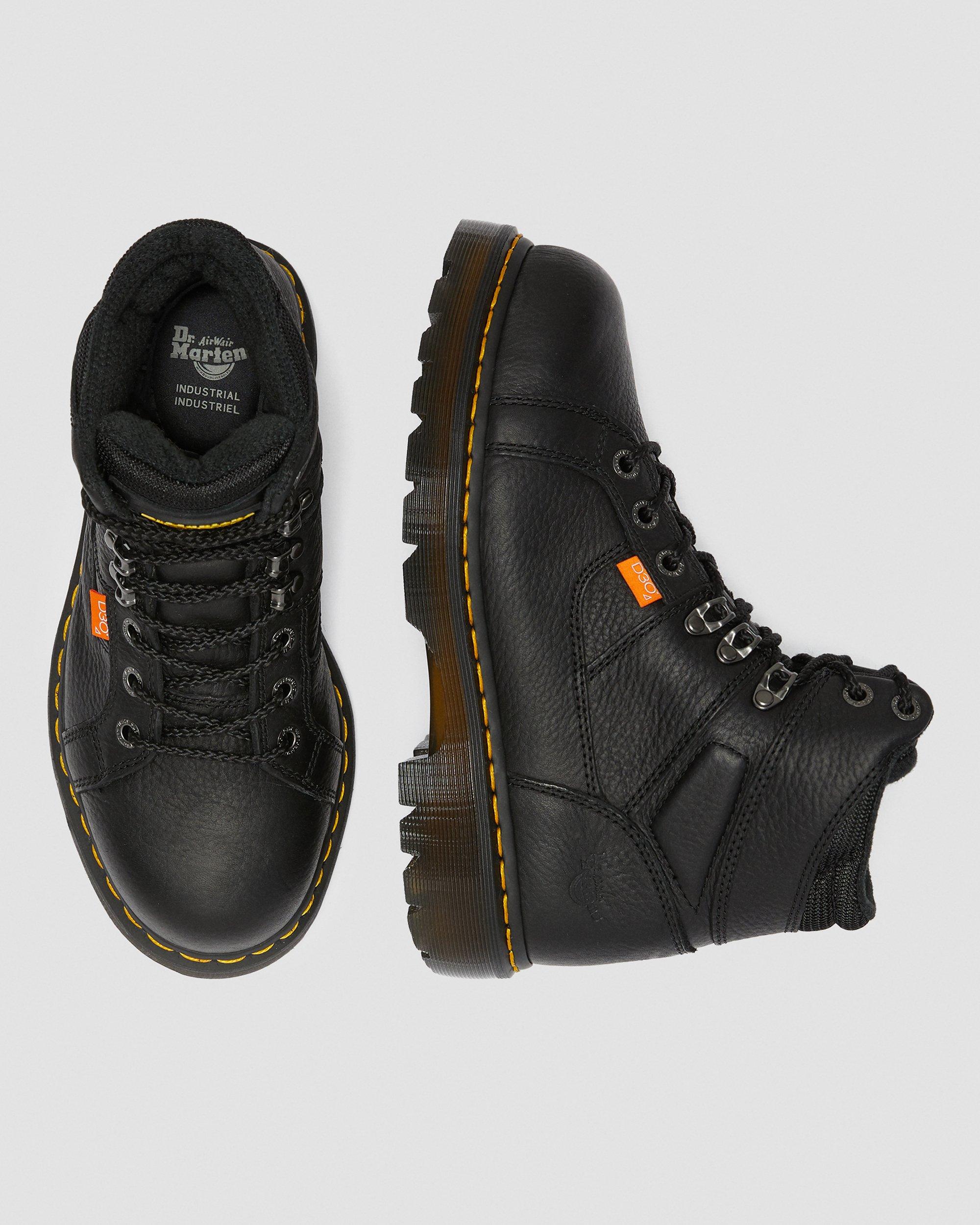 Ironbridge Extra Wide Grizzly Met Guard Work Boots in BLACK | Dr