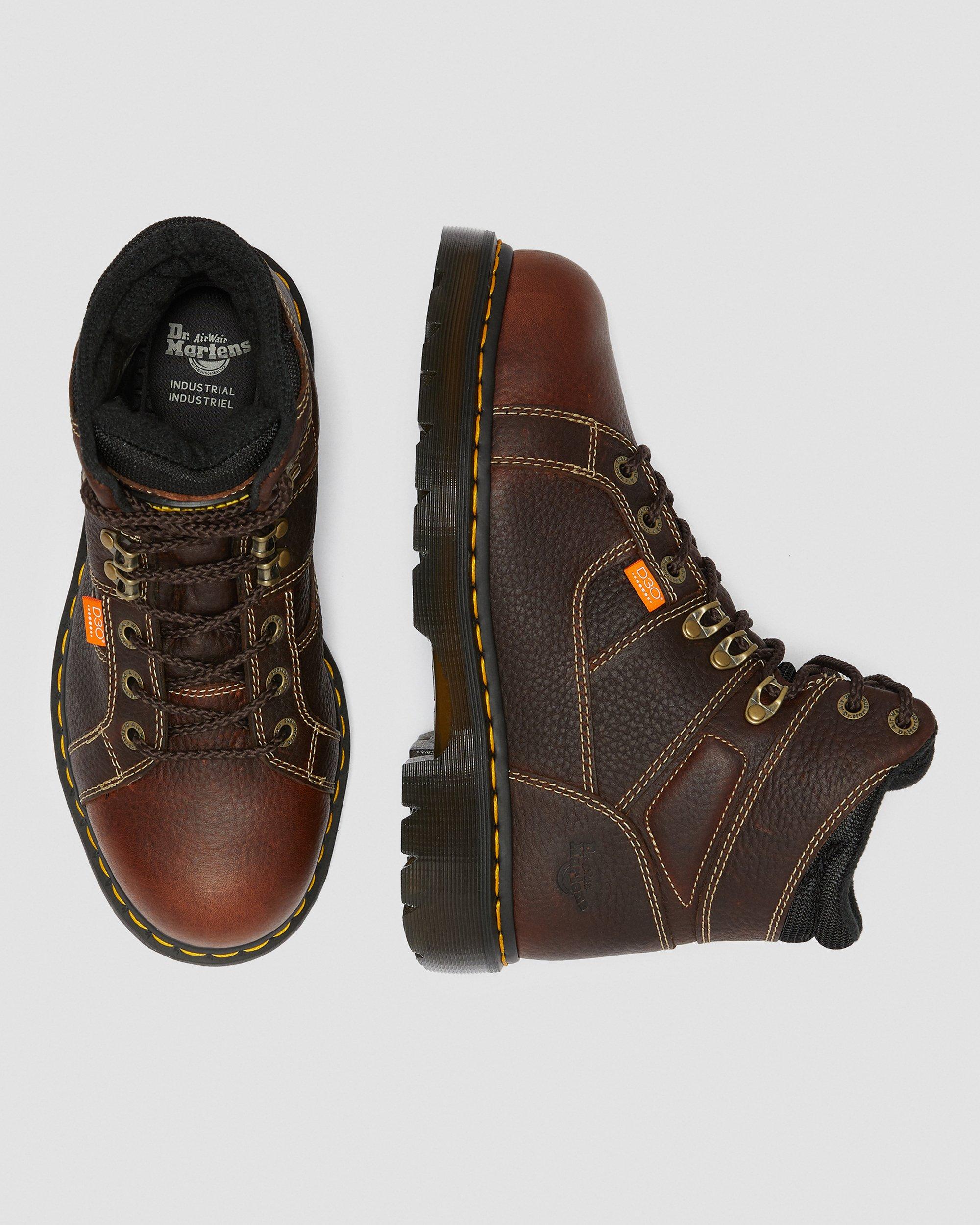 Ironbridge Extra Wide Met Guard Work Boots in TEAK+BLACK | Dr