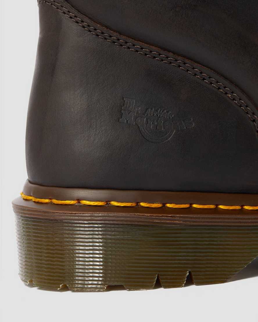 2295 Extra Wide Met Guard Leather Slip On Work Boots | Dr Martens