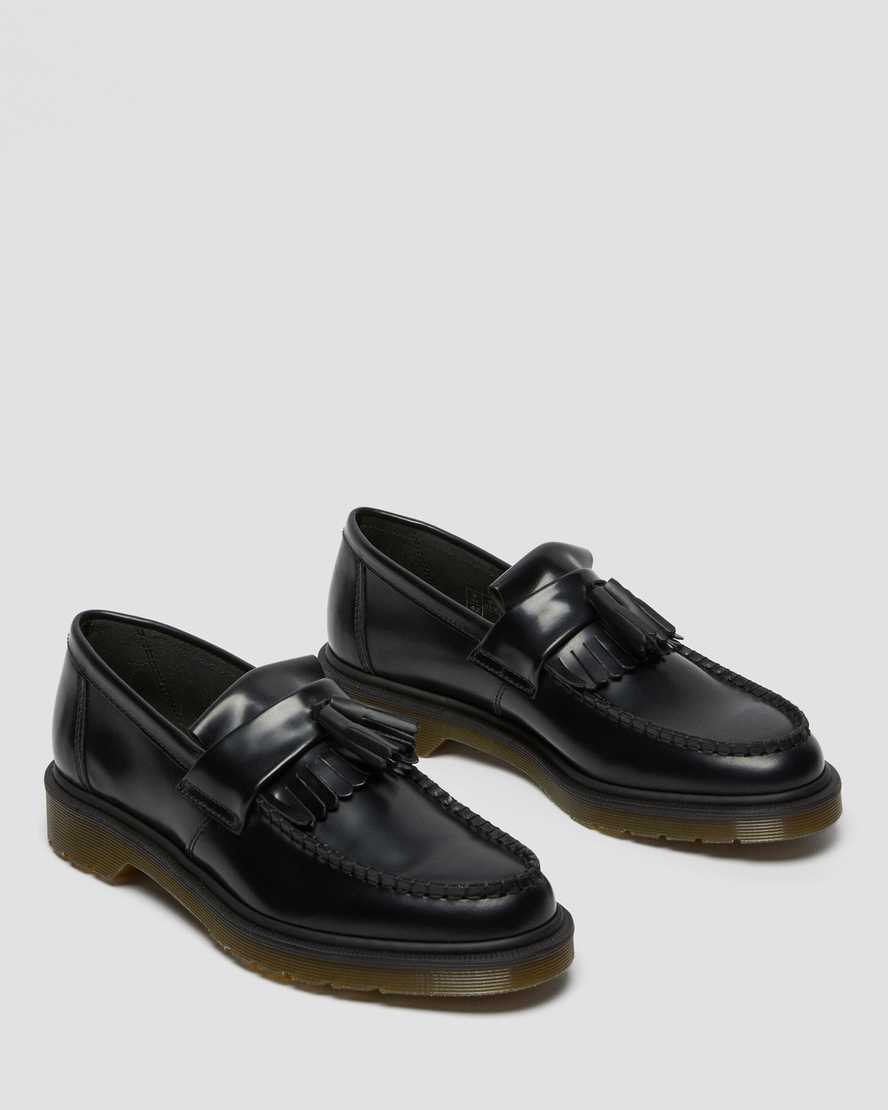 Adrian Smooth Leather Tassel Loafers BlackADRIAN SMOOTH Dr. Martens