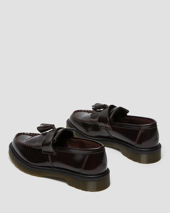 Adrian Arcadia Leather Tassel Loafers in Cherry Red Arcadia Adrian Arcadia Leather Tassel Loafers in Cherry Red Arcadia