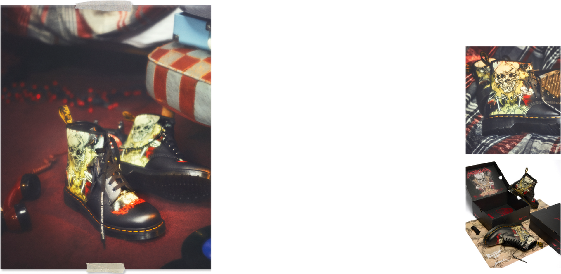Dr. Martens X Metallica 1460 Shoe Images