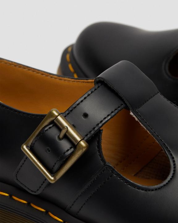 Polley Smooth Leather Mary Janes in Black | Dr. Martens Polley Smooth Leather Mary Janes in Black | Dr. Martens