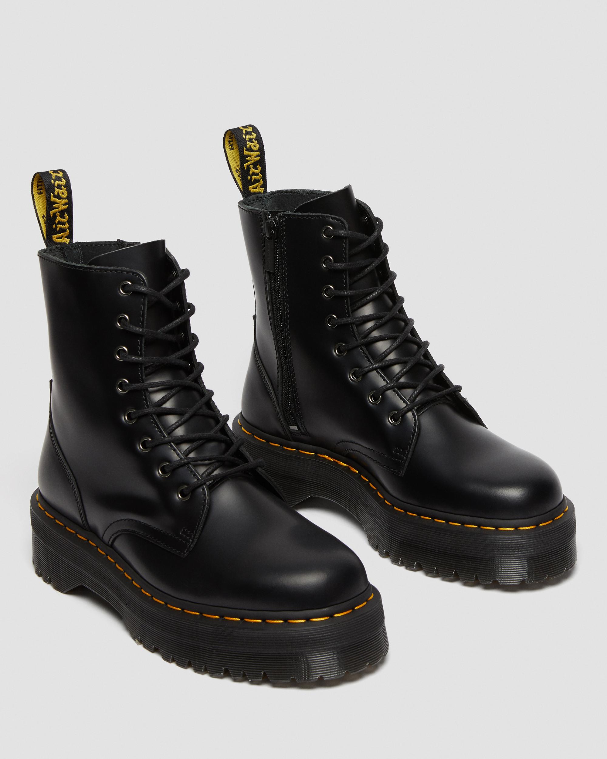 Dr. Martens Jadon Smooth Leather Platform Boots by Natalia