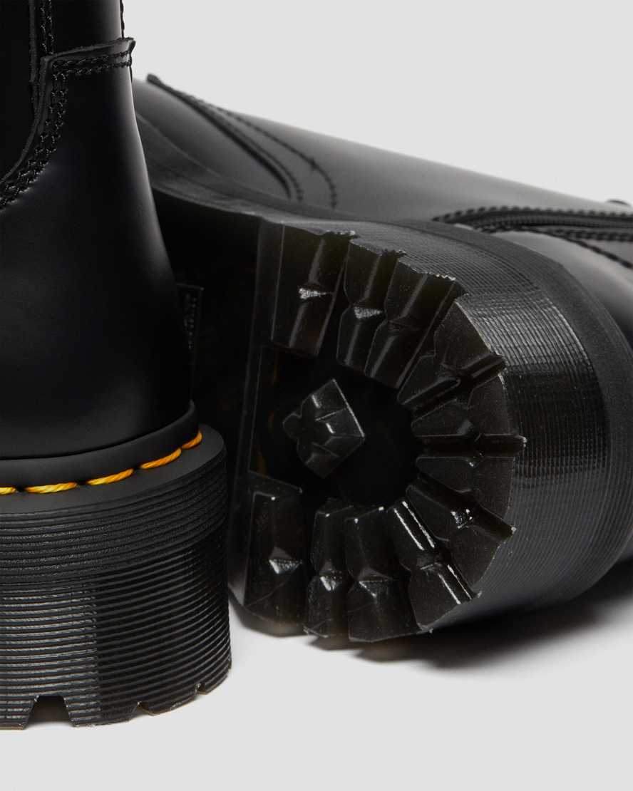 Jadon Smooth-läder plattformskängor i svartJadon Smooth-läder plattformskängor Dr. Martens