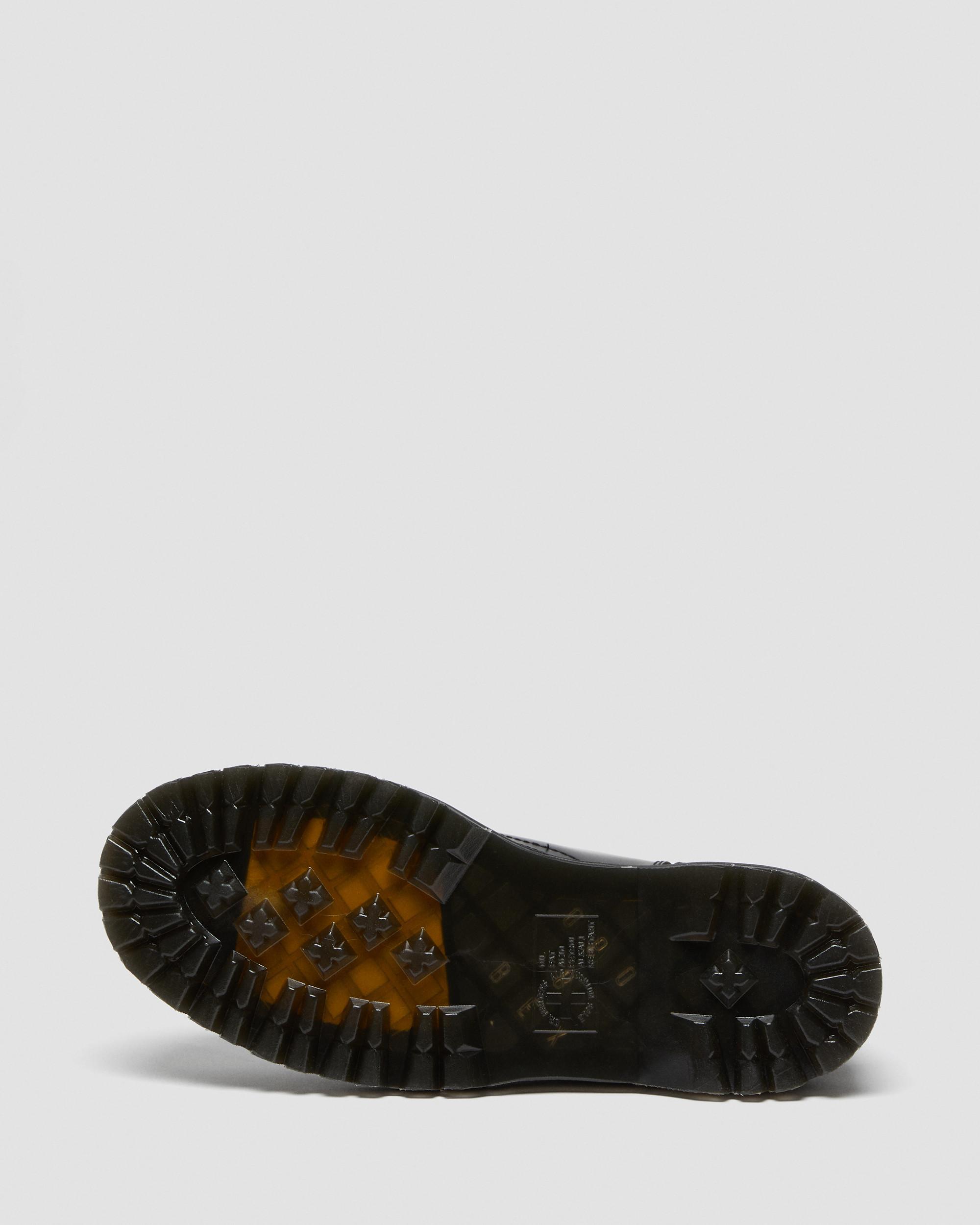 Botas con plataforma Jadon de piel Smooth in Negro