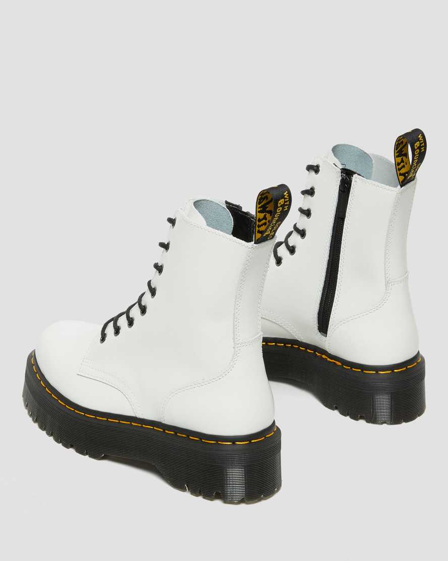 Jadon Smooth-läder plattformskängorJadon Smooth-läder plattformskängor Dr. Martens