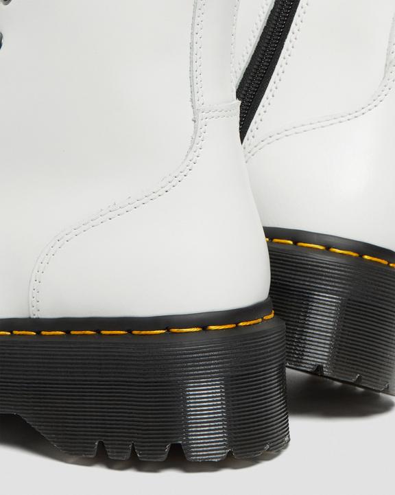 Jadon-platformstøvler i Smooth læder i hvidJadon-platformstøvler i Smooth læder Dr. Martens