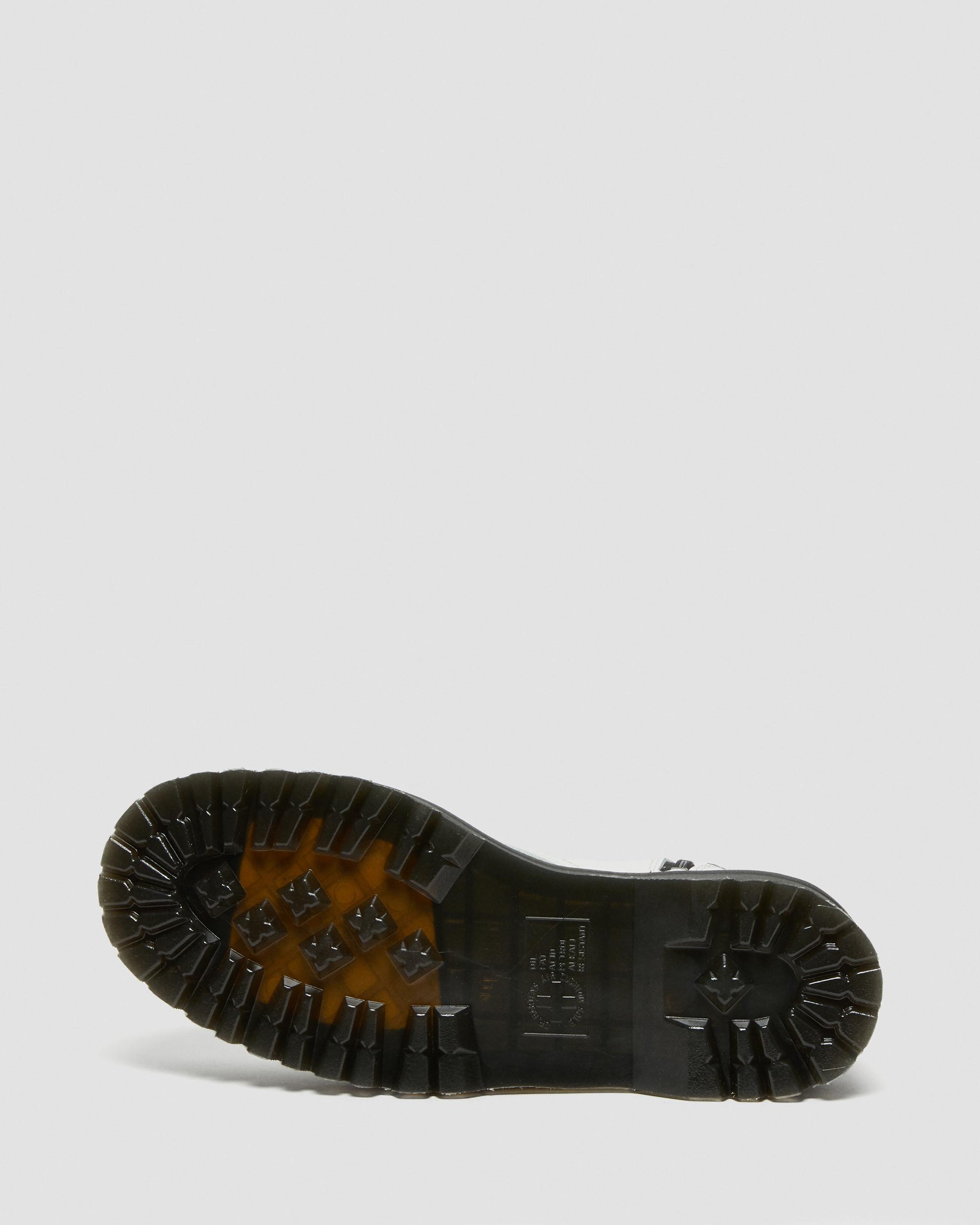 Jadon Boot Smooth Leather Platforms in Black