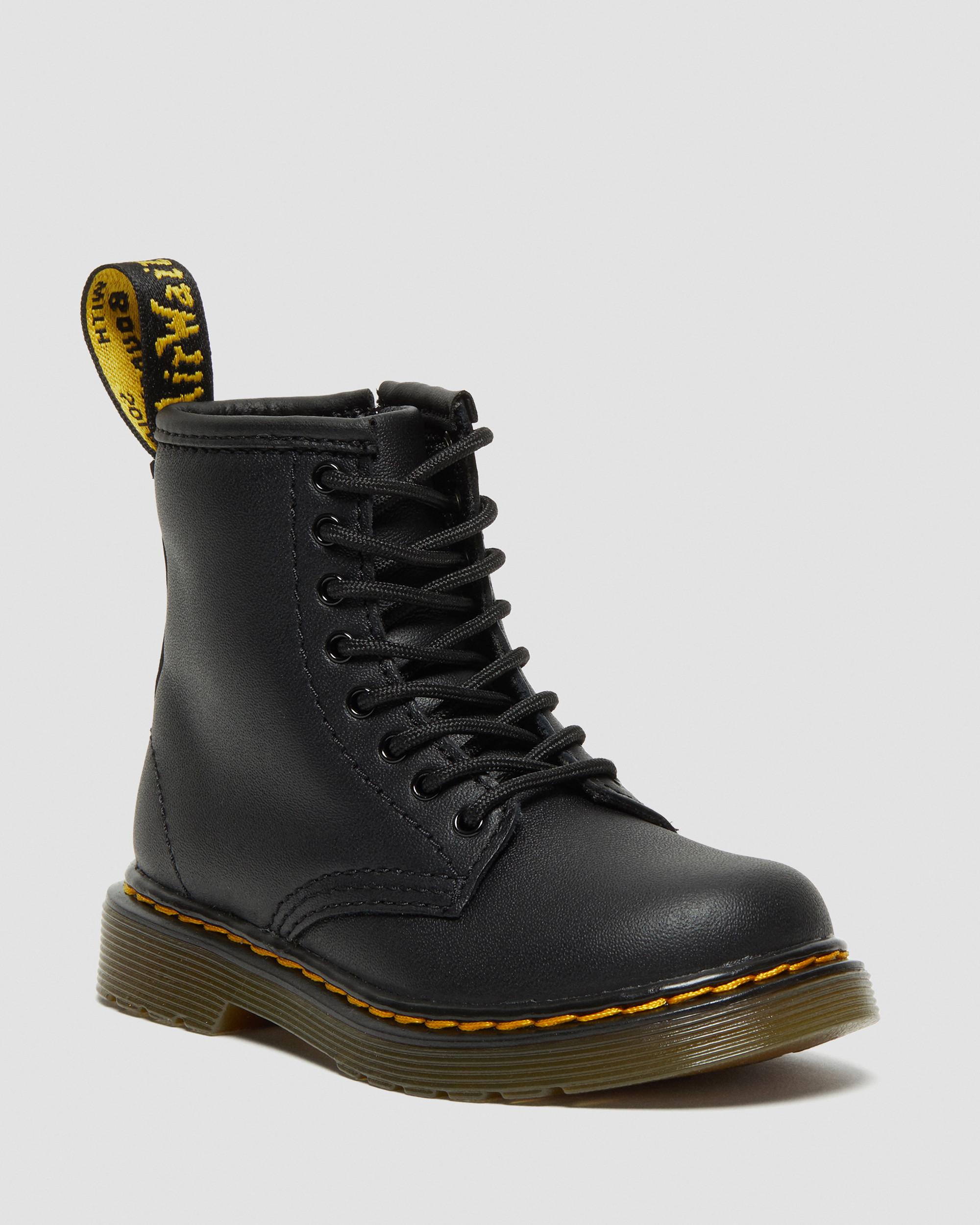 Toddler 1460 Softy T Leather Lace Up Boots in Black | Dr. Martens