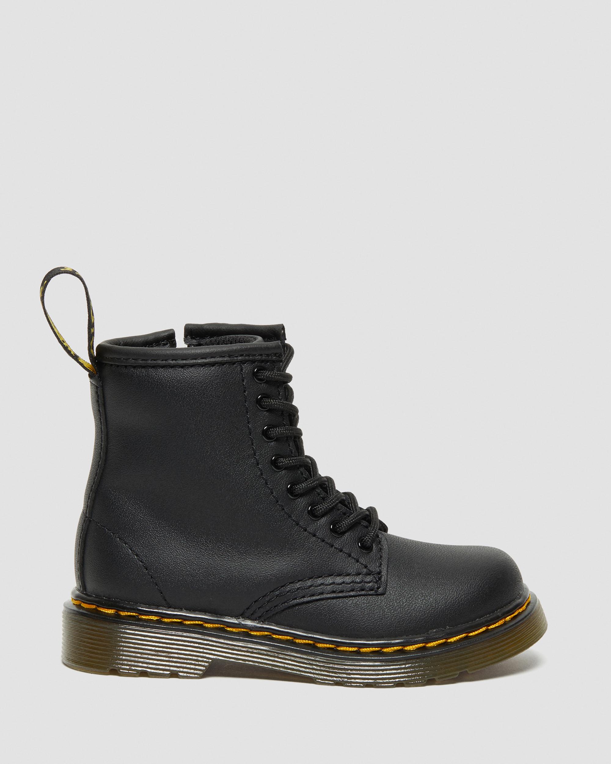 Toddler 1460 Softy T Leather Lace Up Boots in Black | Dr. Martens