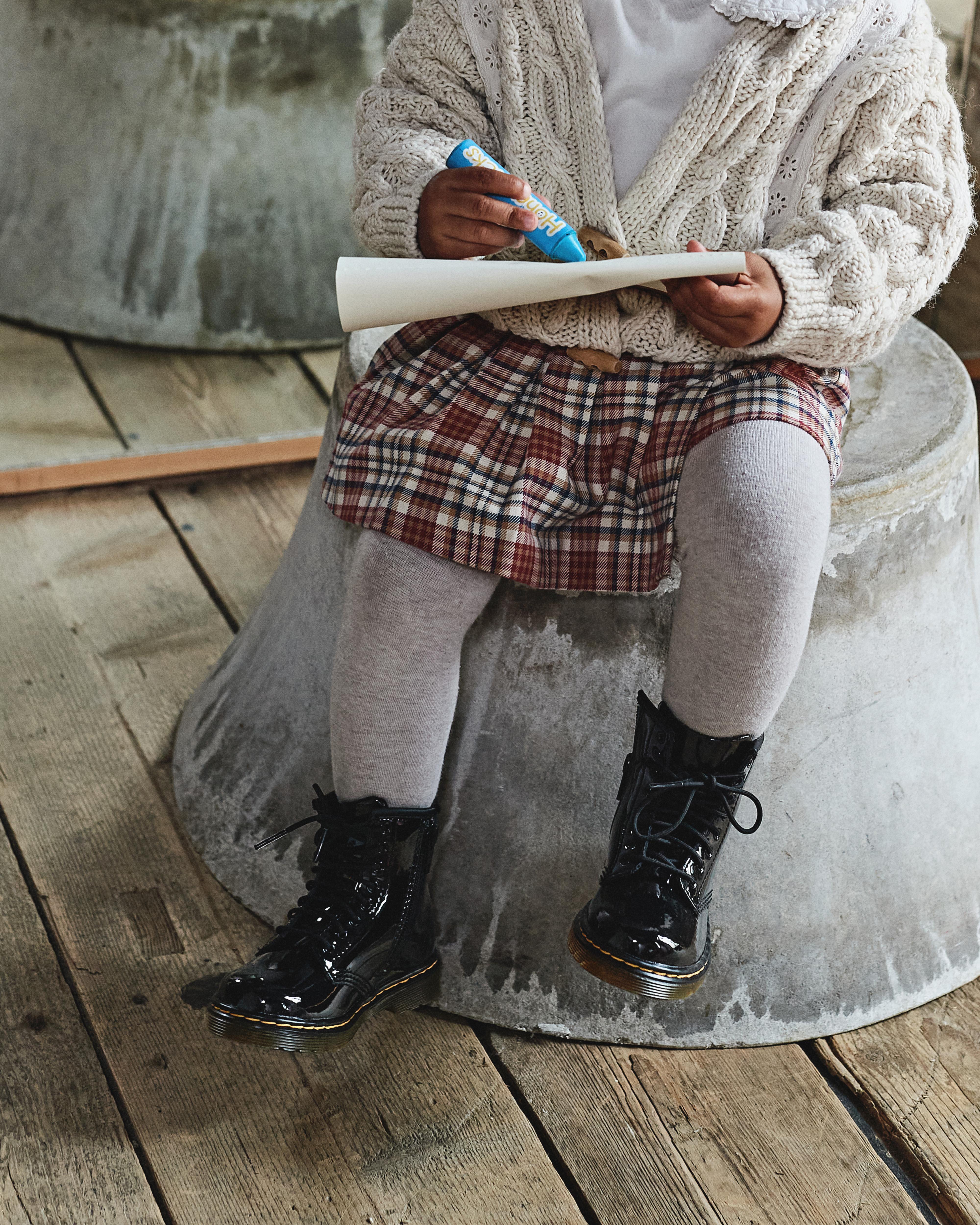 Toddler black store doc martens