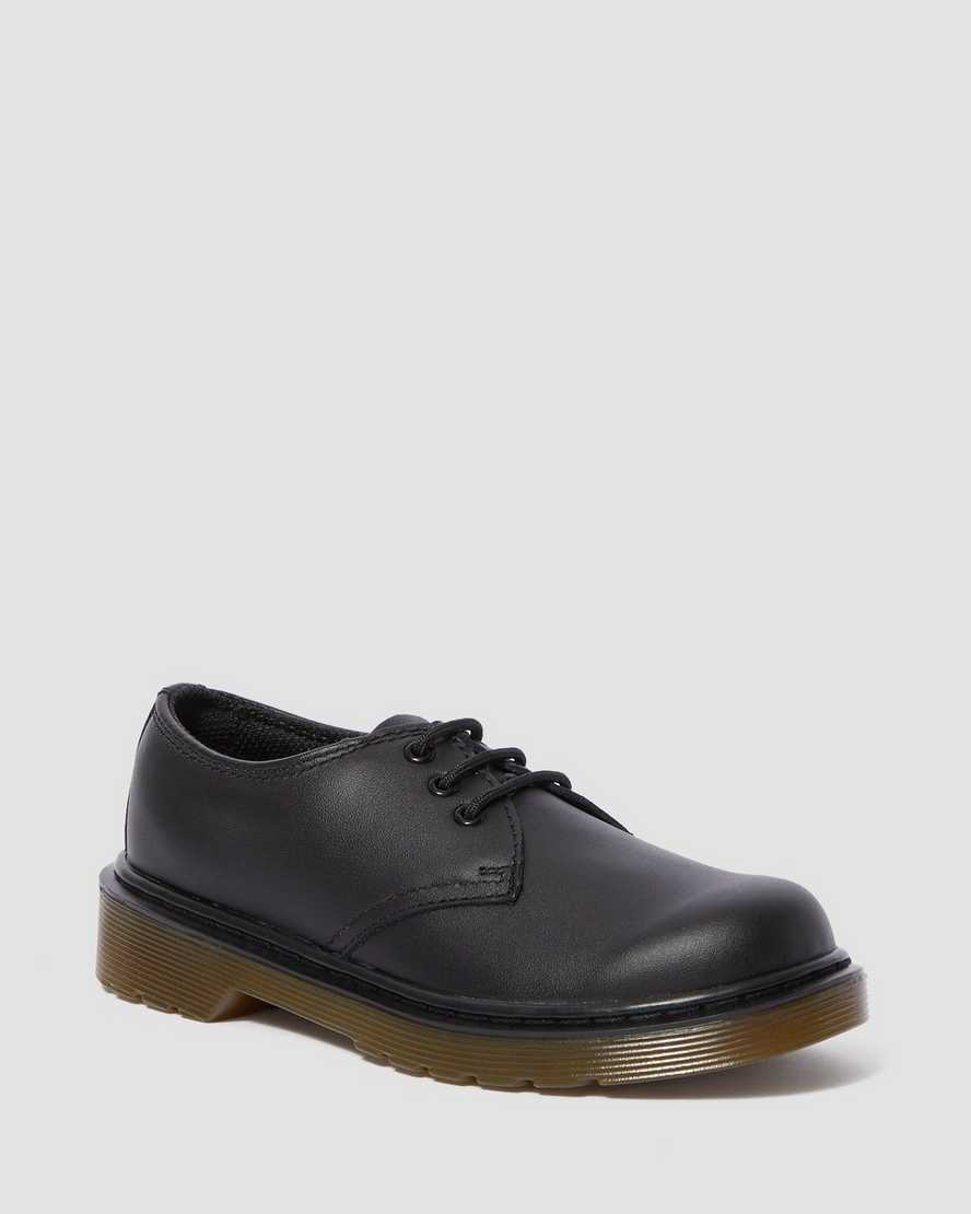 Dr. Martens Cuir Souple 1461 Softy T Junior Chaussures en Noir, Taille: 33