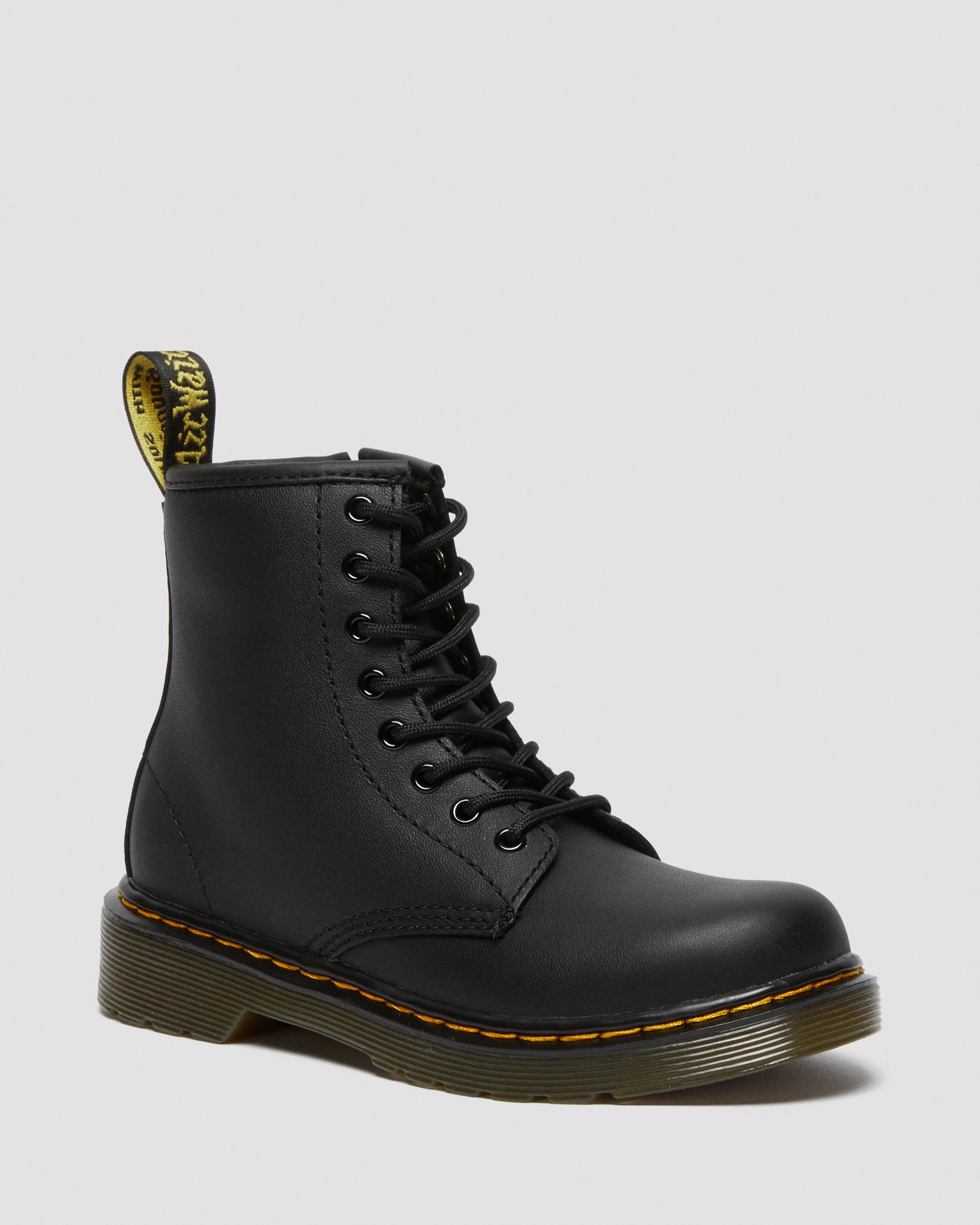 Junior 1460 Softy T Leather Dr. Lace | Boots Martens Black Up in