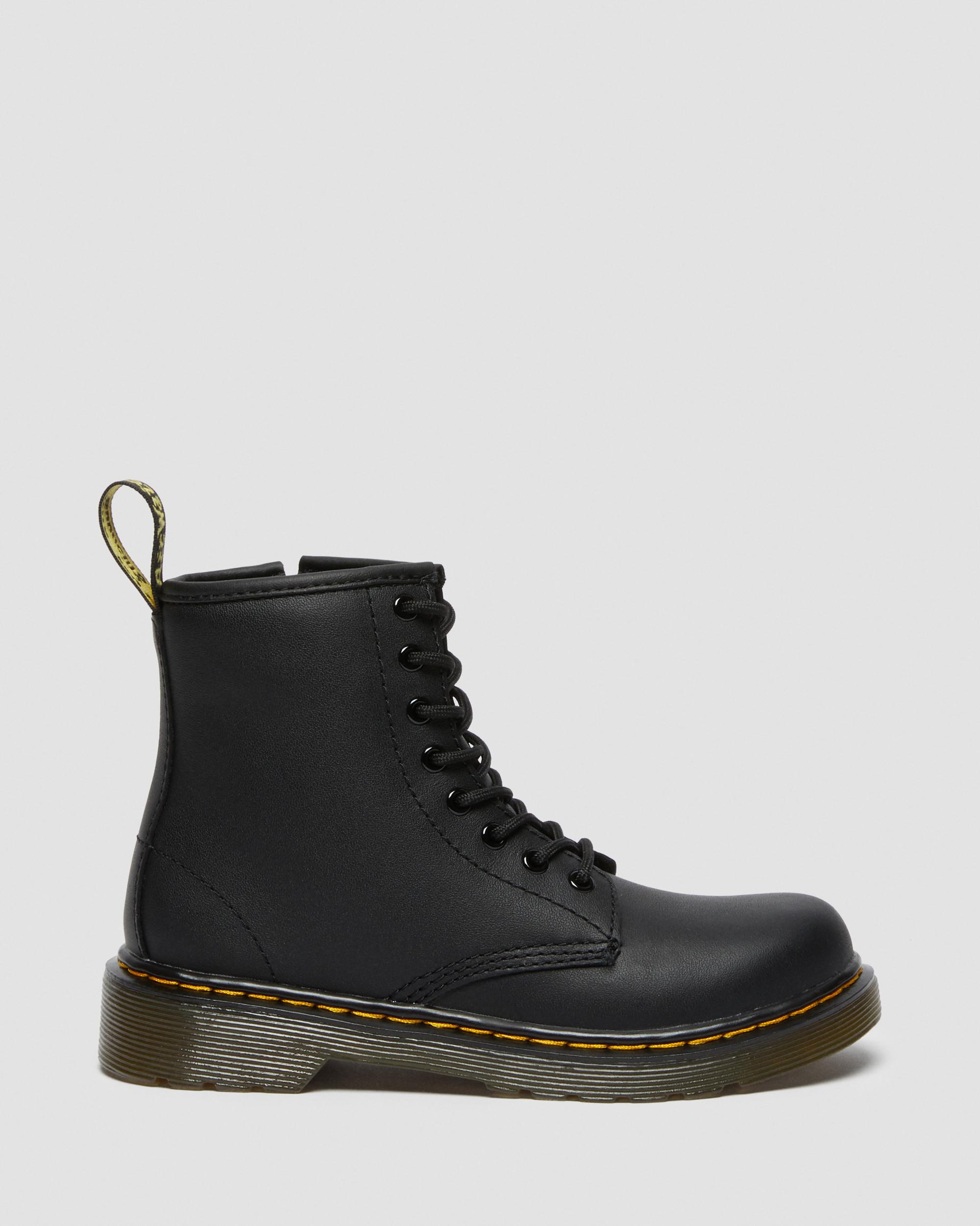 Lace T Junior Martens | Black in Boots 1460 Dr. Leather Softy Up