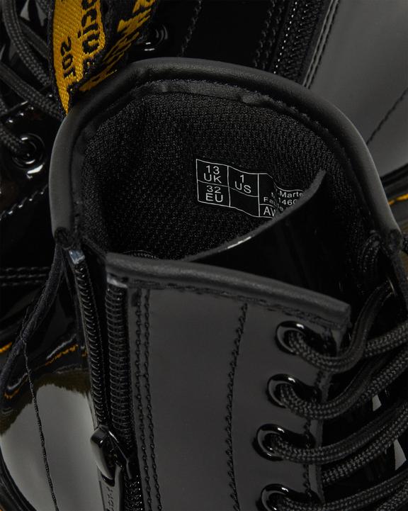 Spence Chelsea läderkängor med utställda klackar i svart1460 Patent snörkängor i läder till barn Dr. Martens