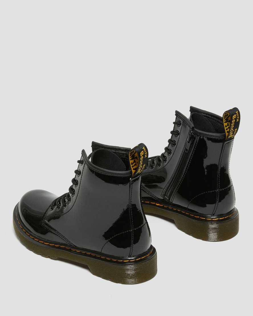 Spence Chelsea läderkängor med utställda klackar i svart1460 Patent snörkängor i läder till barn Dr. Martens
