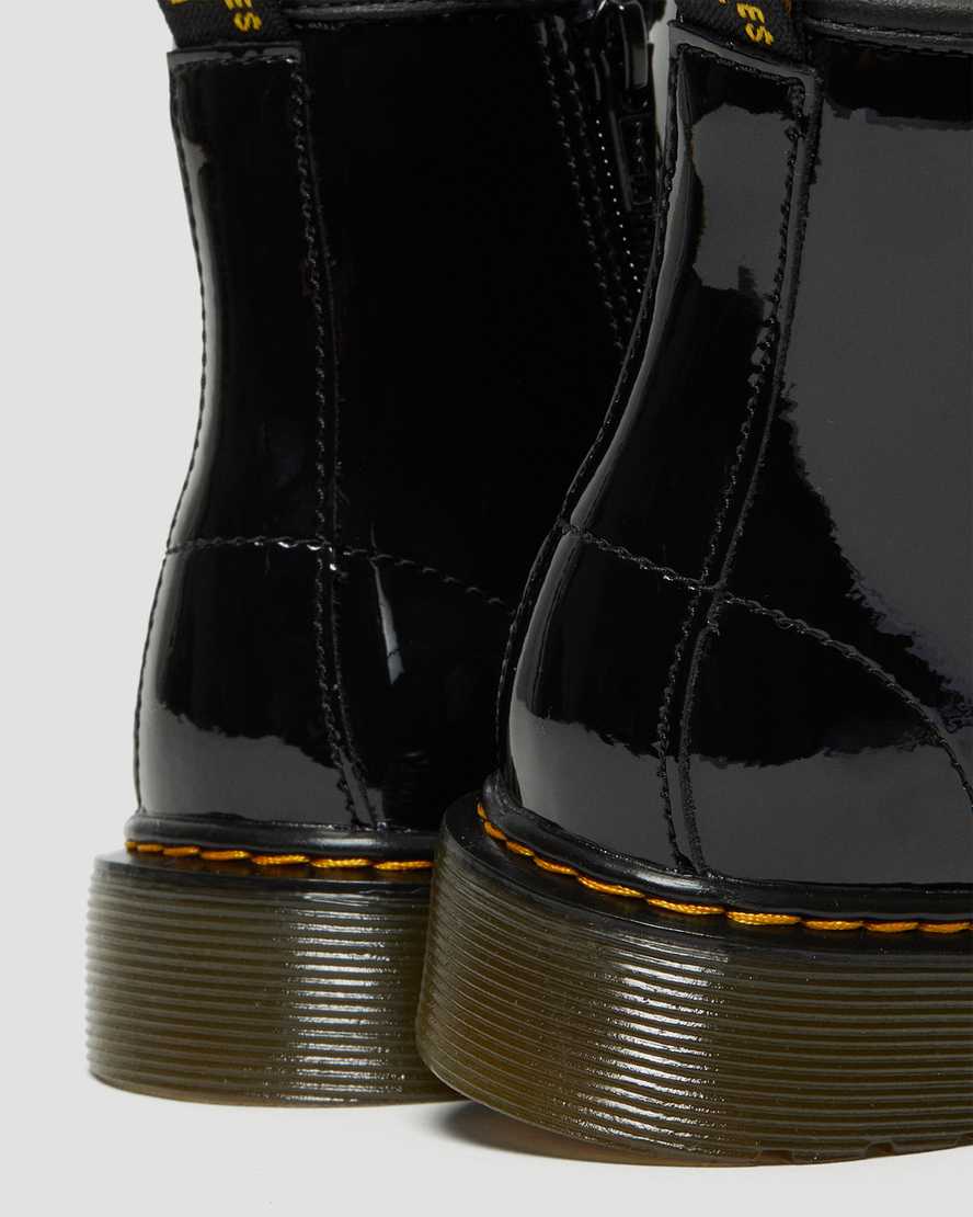 1460 PATENT J BLACKJunior 1460 Patent Leather Lace Up Boots | Dr Martens