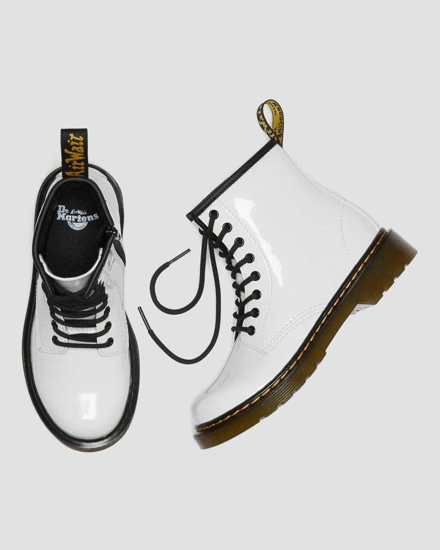 Junior 1460 Patent Leather Lace Up Boots | Dr. Martens