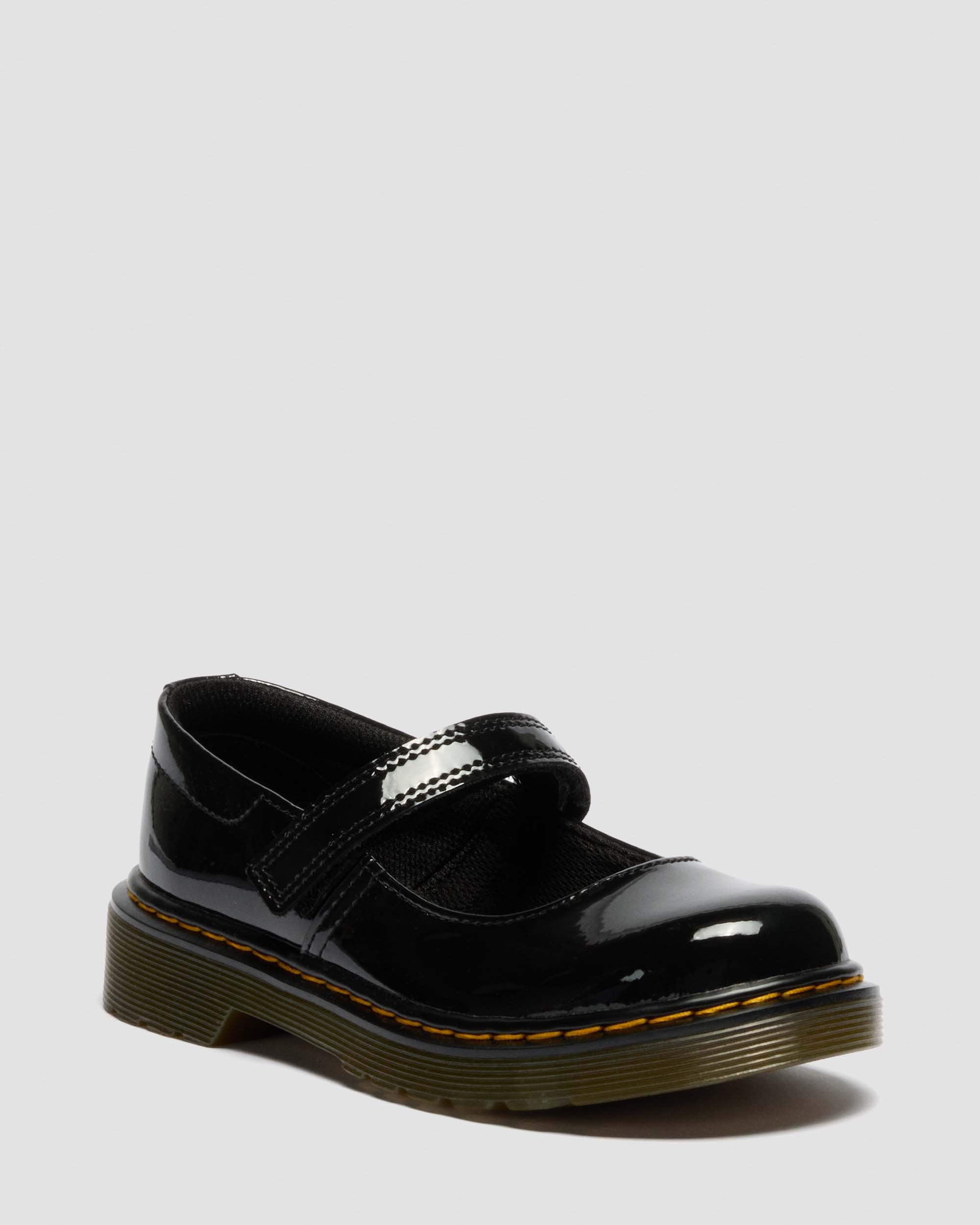 Junior Maccy Patent Leather Mary Jane Shoes in Black