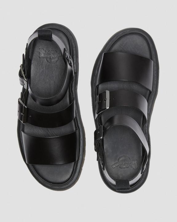 Gryphon-sandaler i Brando-læder med remGryphon-sandaler i Brando-læder med rem Dr. Martens