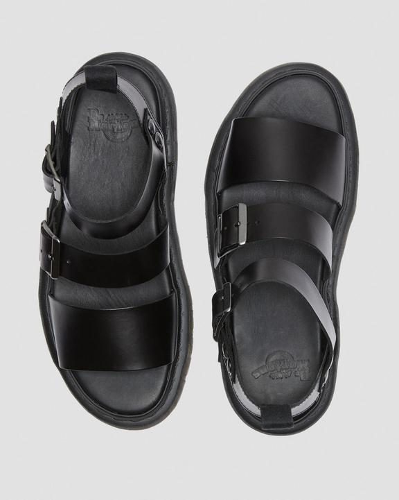 Gryphon Brando Leather Gladiator Sandals in Black Brando Gryphon Brando Leather Gladiator Sandals in Black Brando