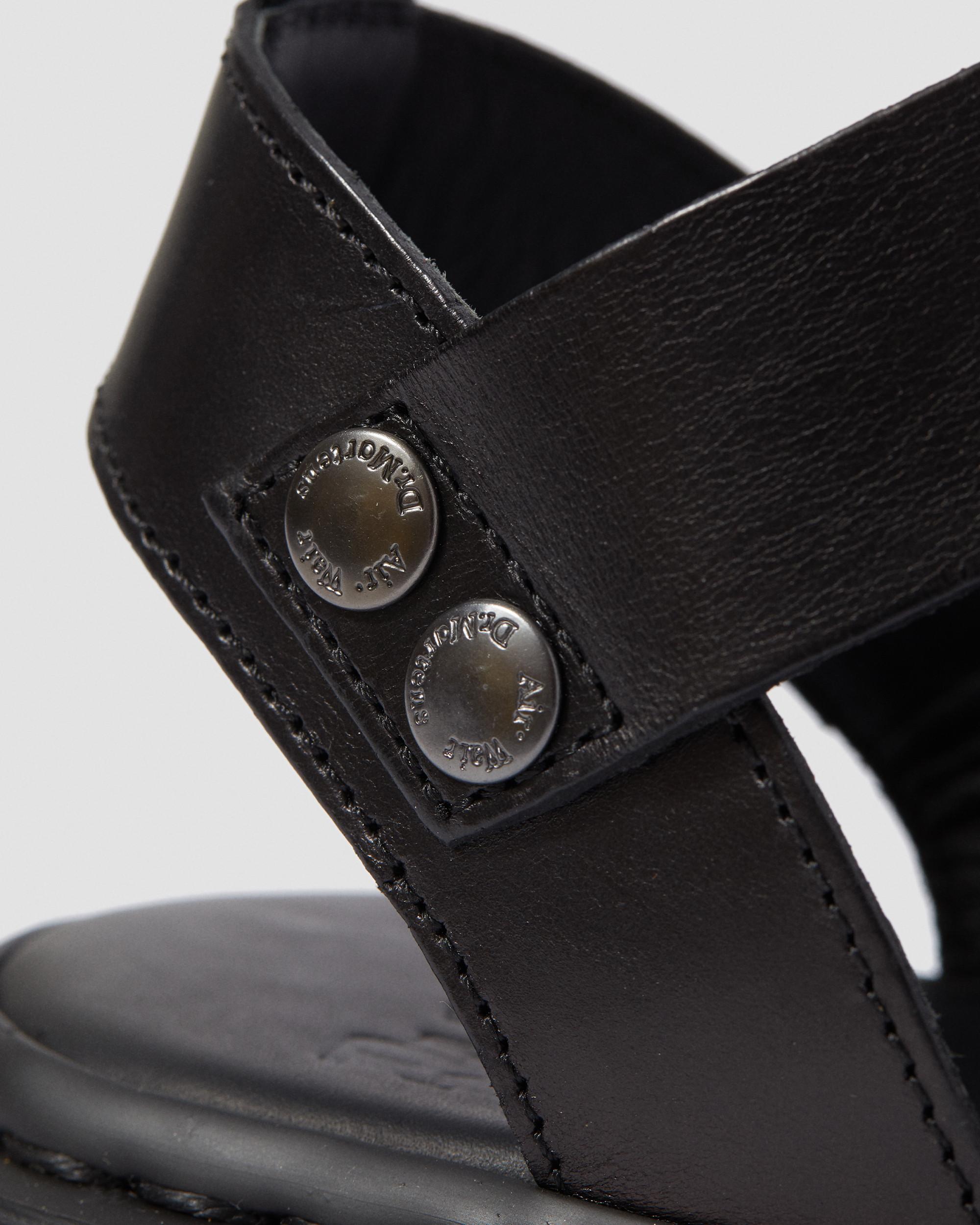 Gryphon Brando Leather Gladiator Sandals in Black | Dr. Martens