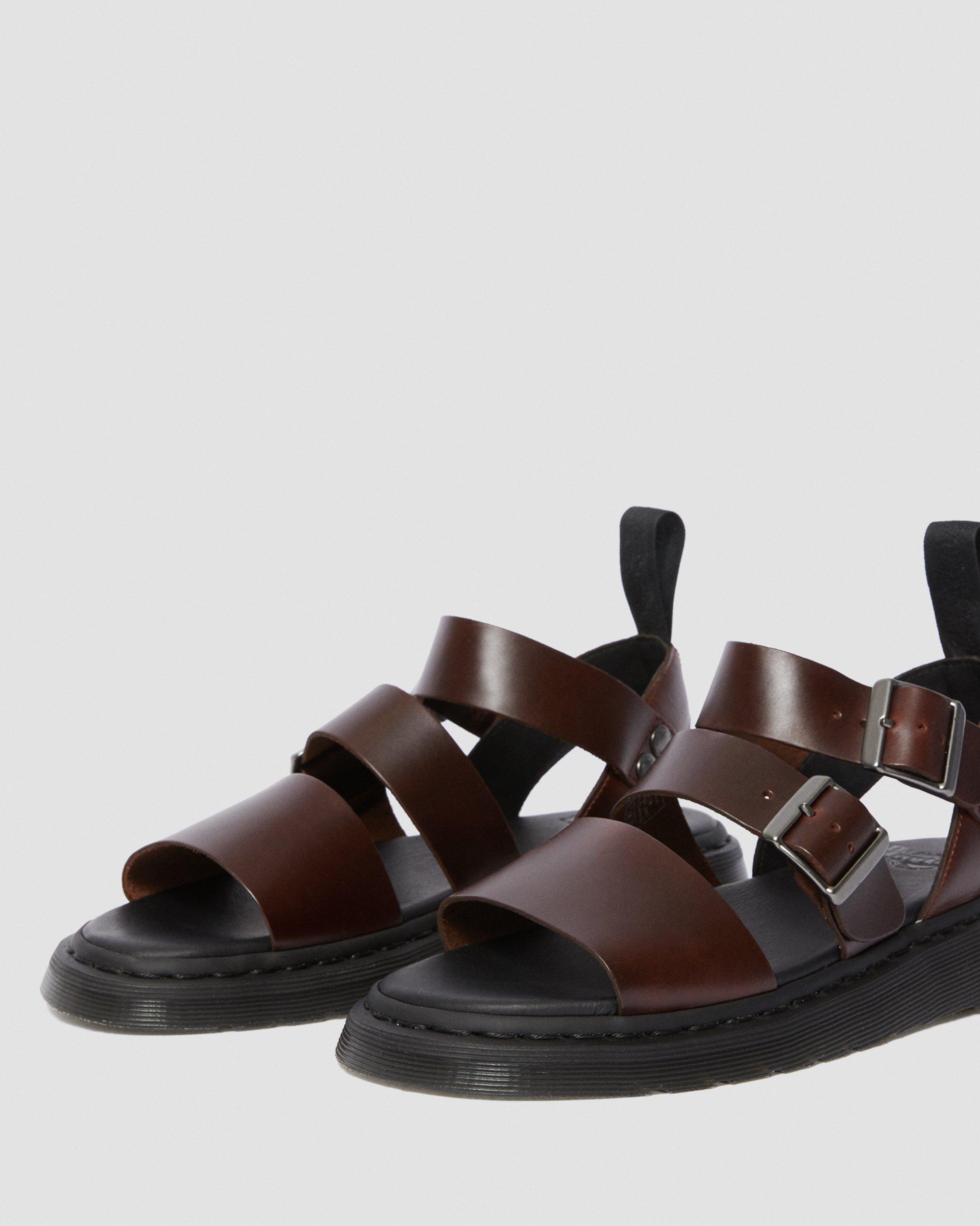 Gryphon Brando Leather Gladiator Sandals