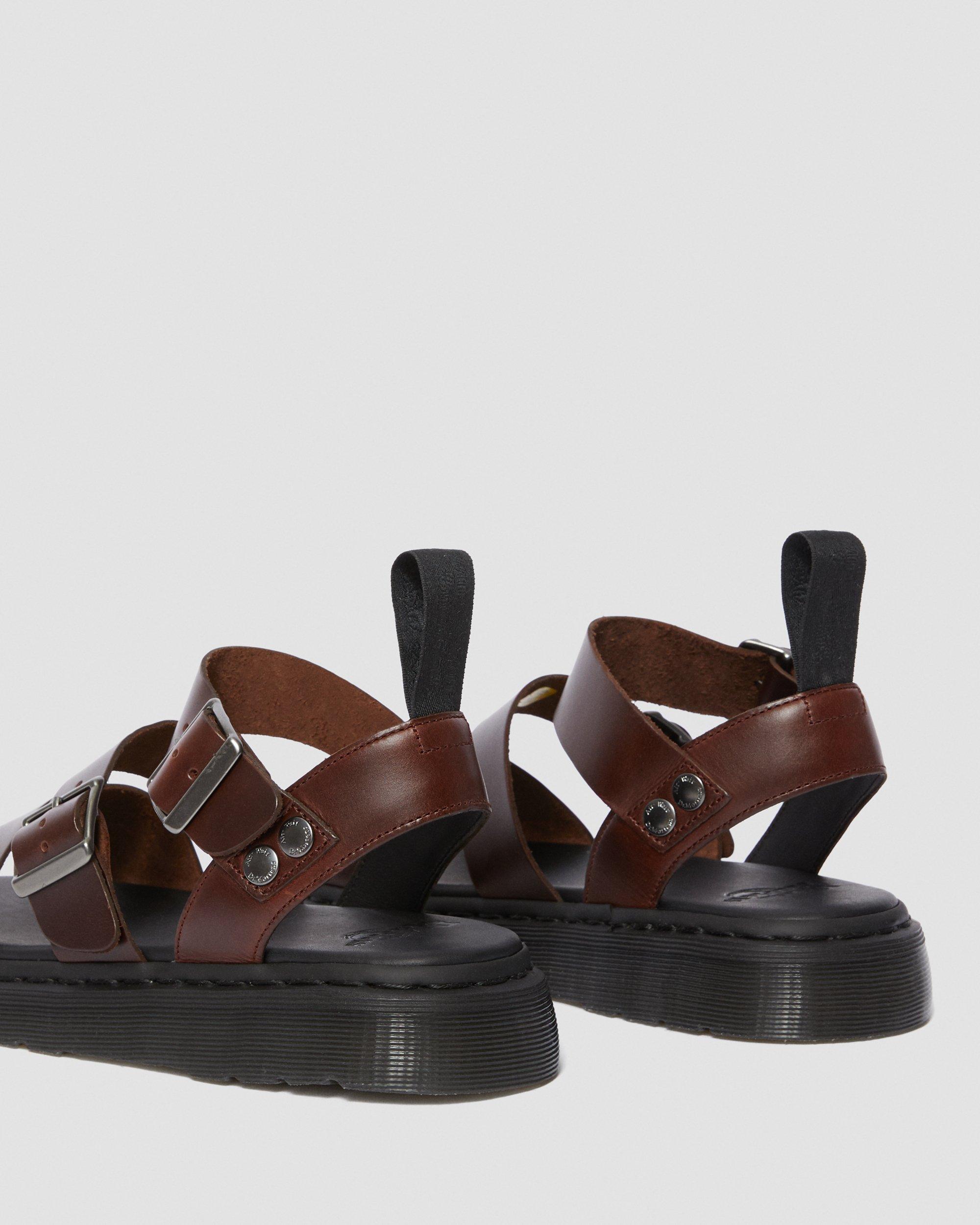 Gryphon Brando Leather Strap Sandals Dr. Martens