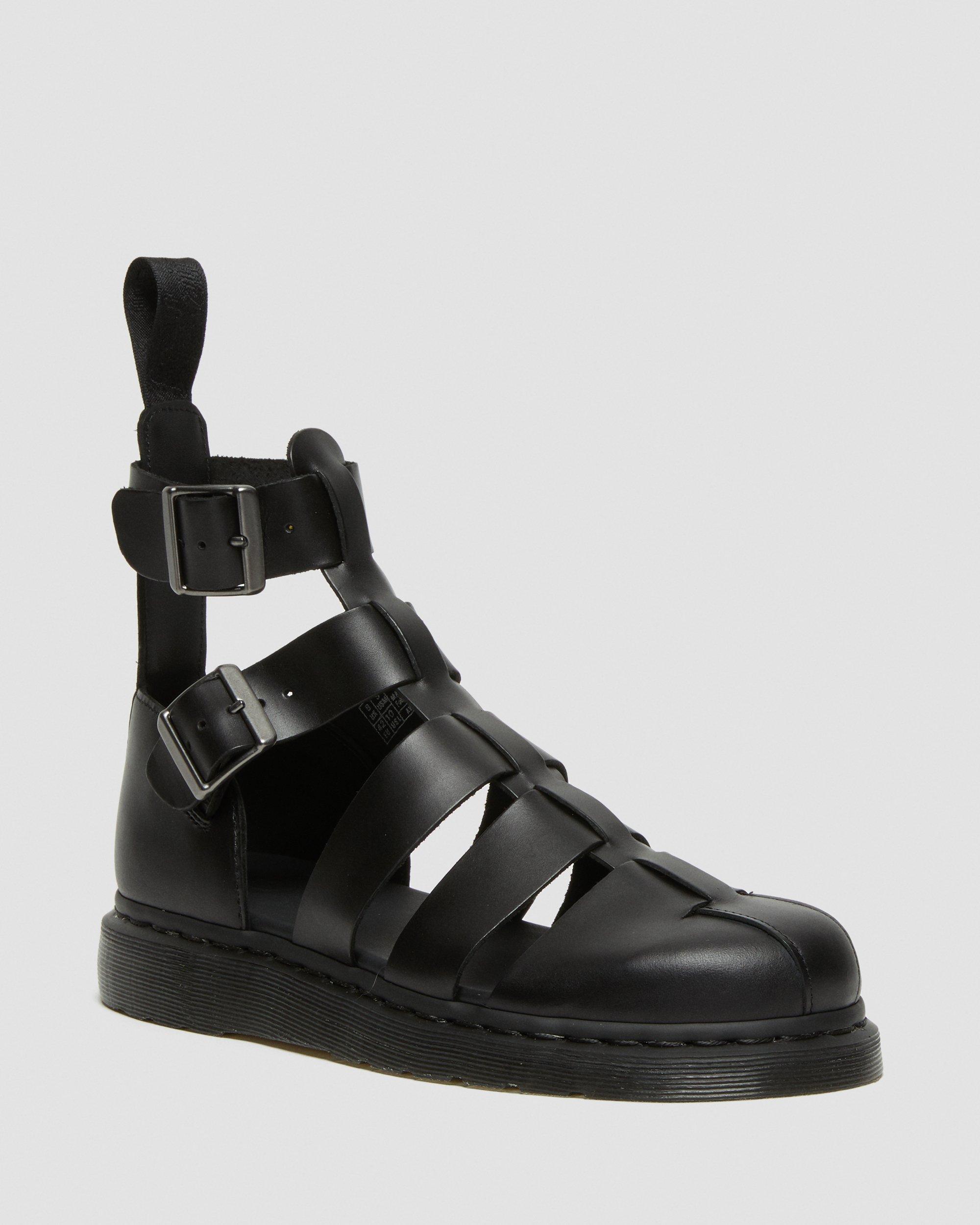 GERALDO BRANDO ANKLE STRAP SANDALS in BLACK | Dr. Martens™
