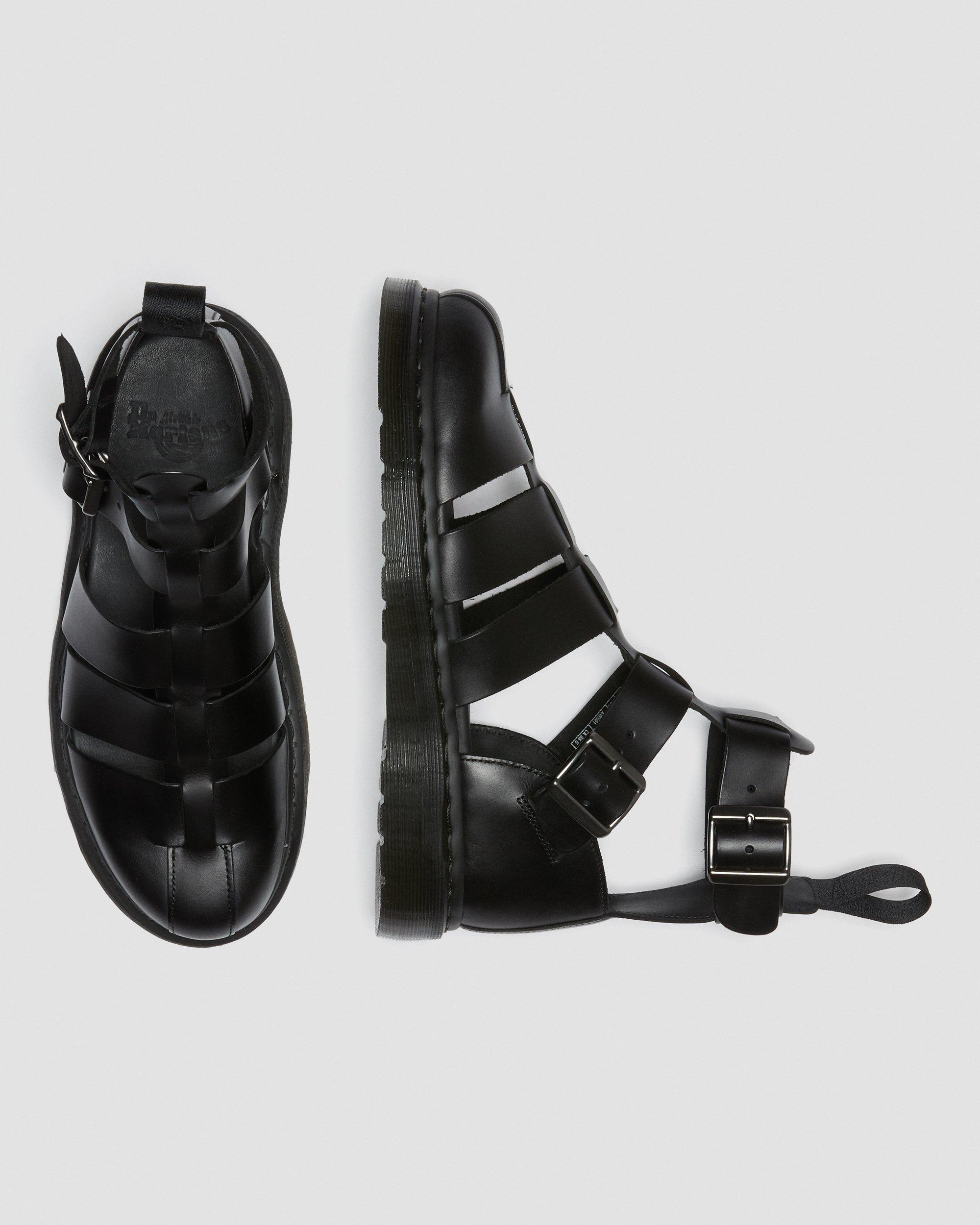 DR MARTENS Geraldo Leather Gladiator Sandals