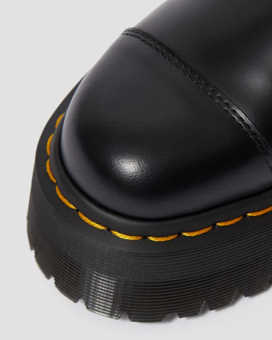 Bethan Polished Smooth Leather Platform Shoes | Dr Martens