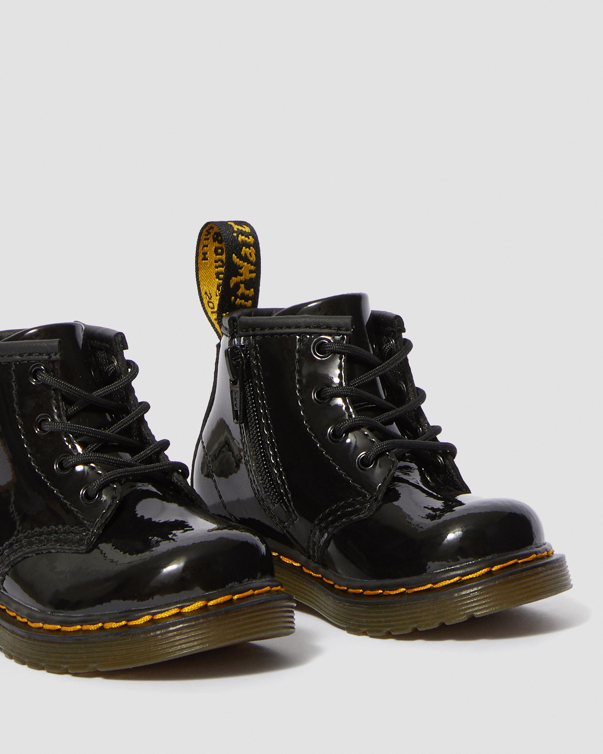 Dr. Martens Black Patent 1460 Boots
