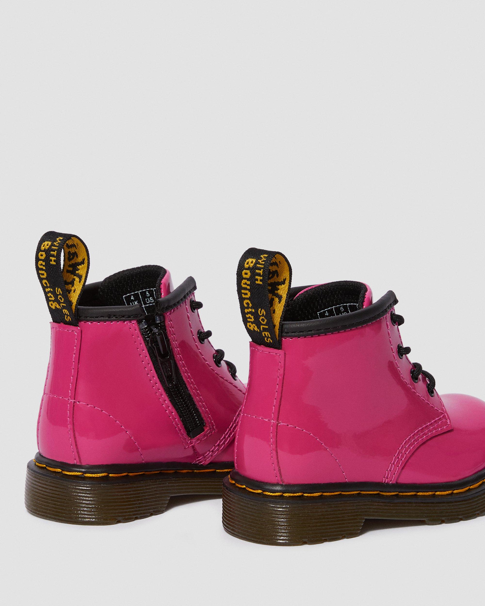 Infant 1460 Patent Leather Lace Up Boots