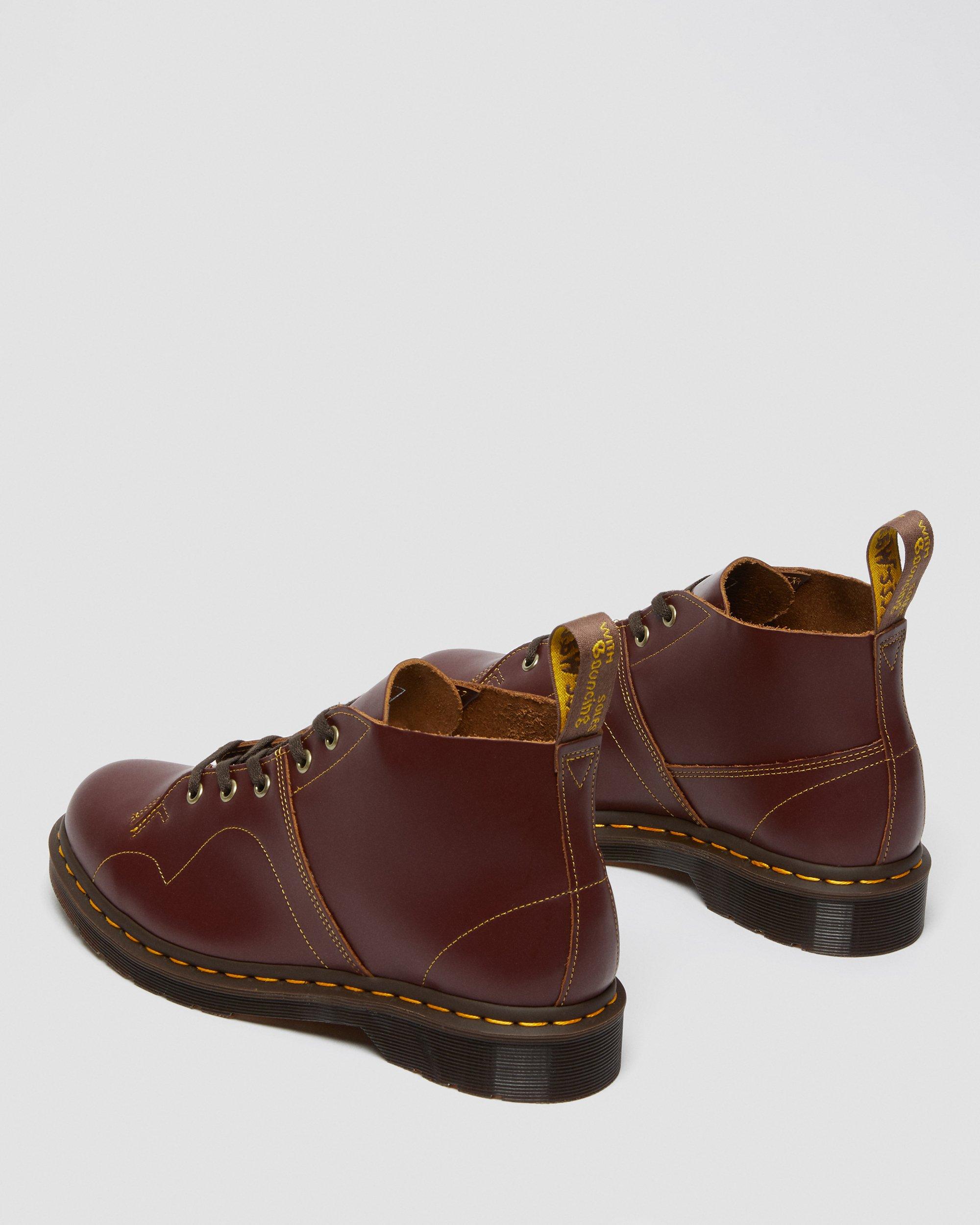 Church Vintage Smooth Leather Monkey Boots in OXBLOOD | Dr 