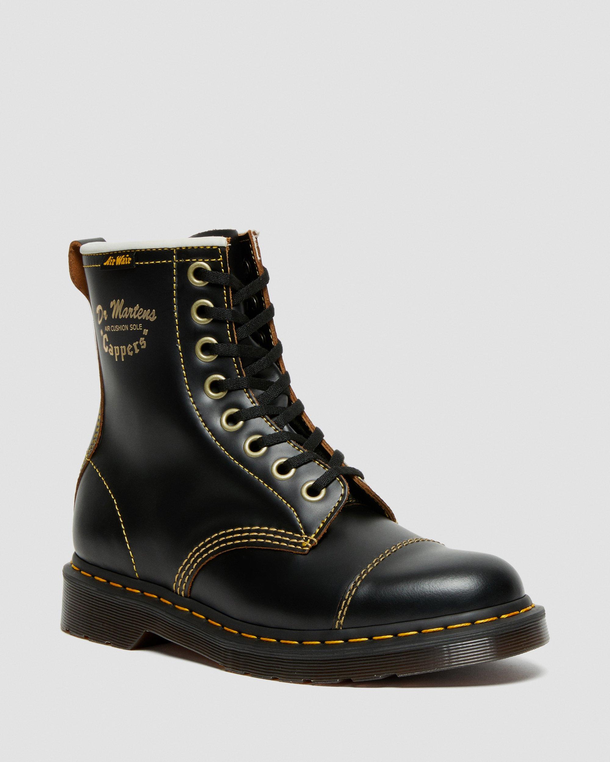 Dr.Martens CAPPER ブーツ メンズ 16058001 CAPPER VINTAGE SMOOTH in BLACK | Dr. Martens™