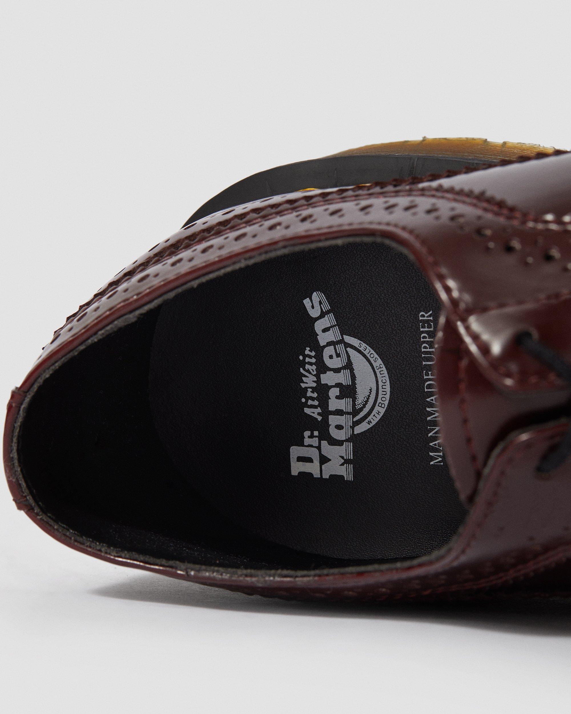 VEGAN 3989 BROGUE SHOES in CHERRY RED | Dr. Martens™