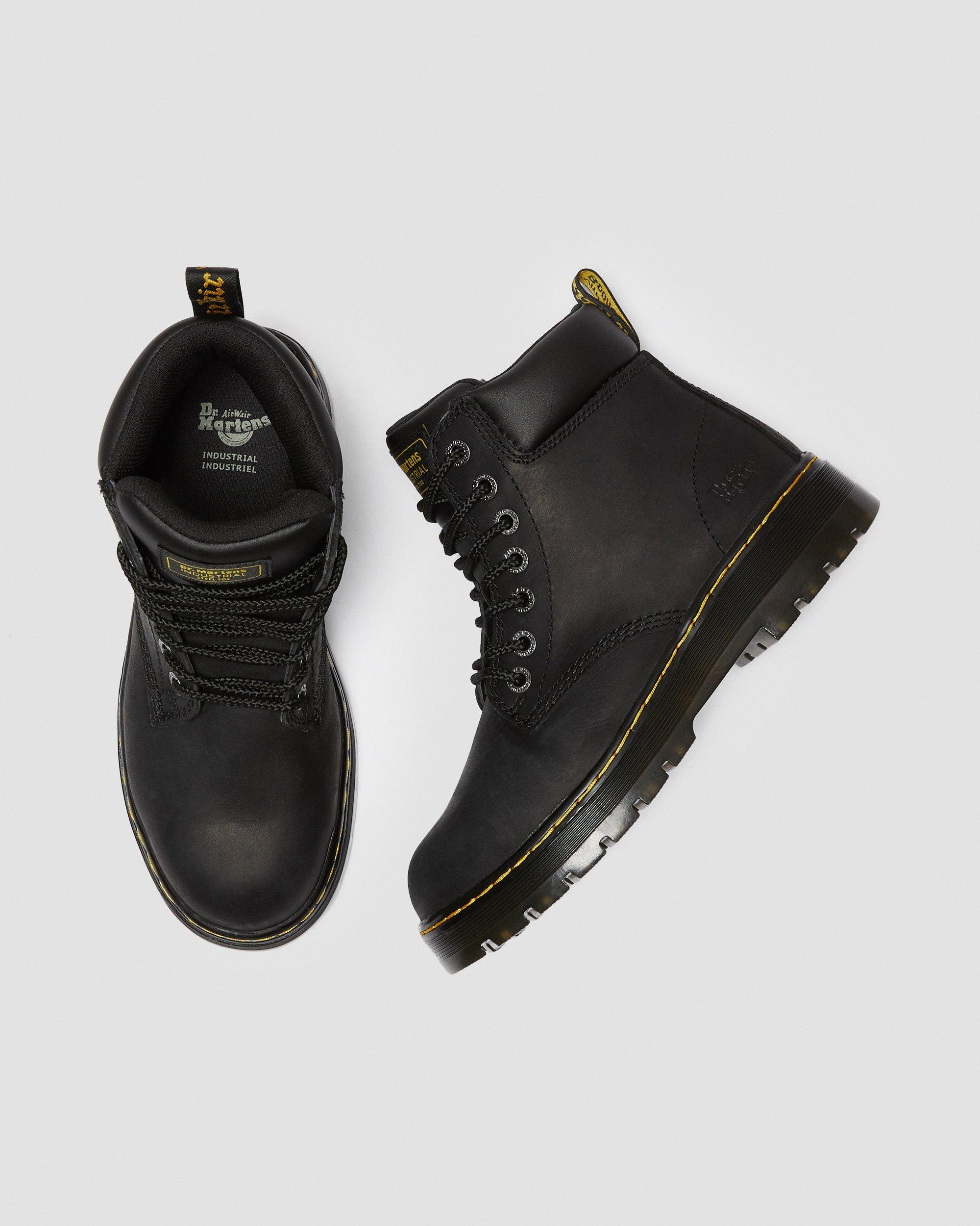 Winch Steel Toe Work Boots in Black | Dr. Martens display picture 3