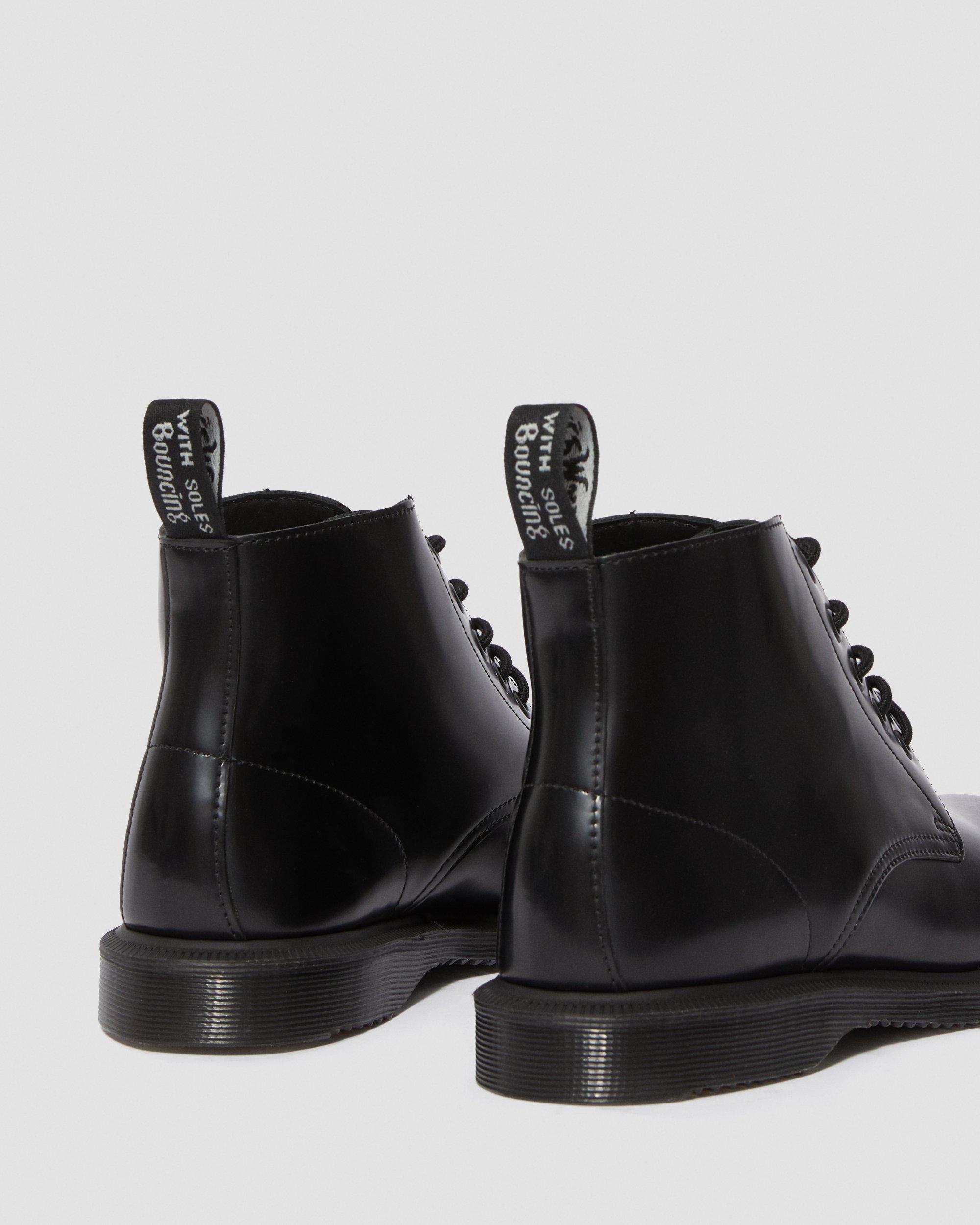 EMMELINE LEATHER LACE UP ANKLE BOOTS