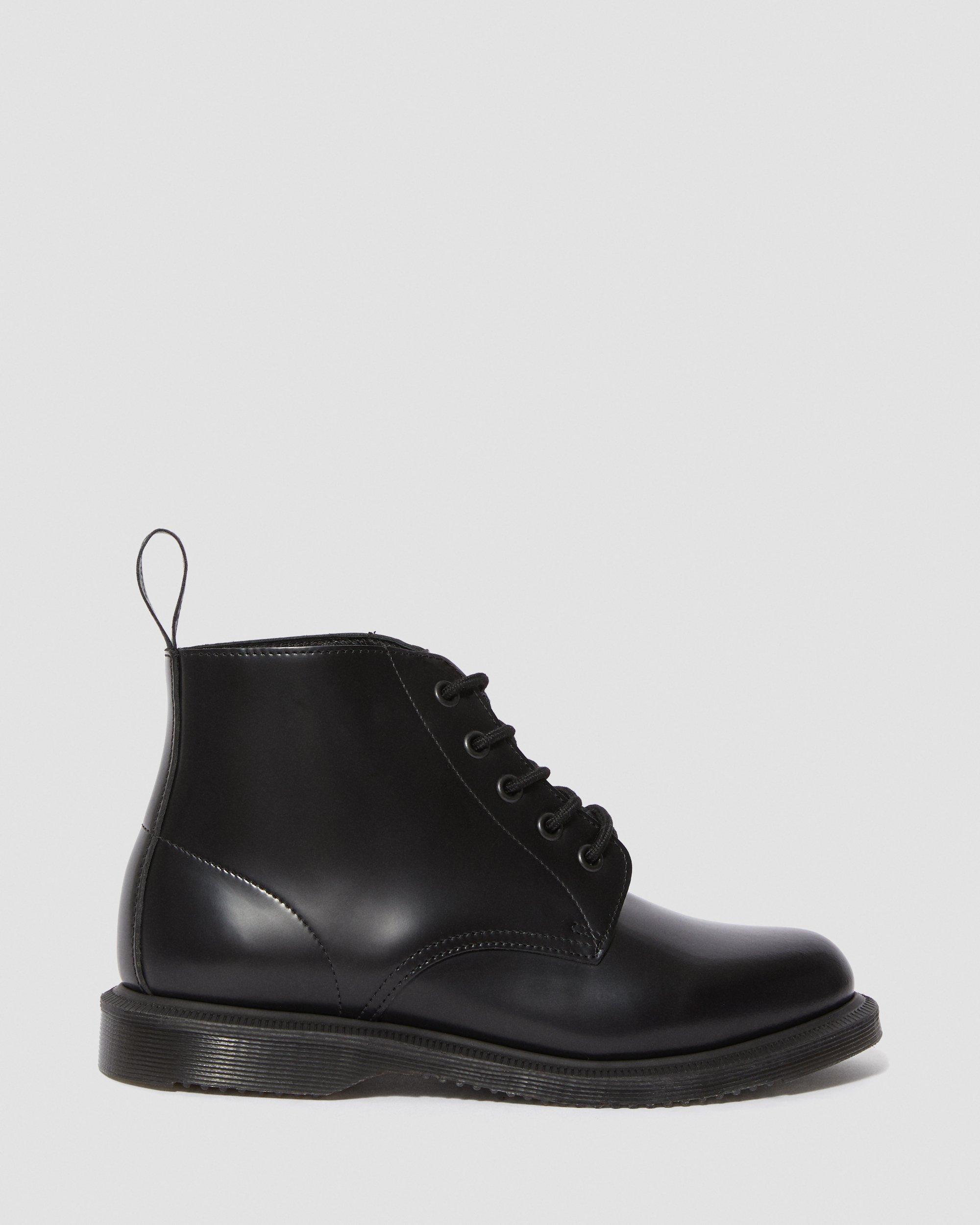EMMELINE LEATHER LACE UP ANKLE BOOTS