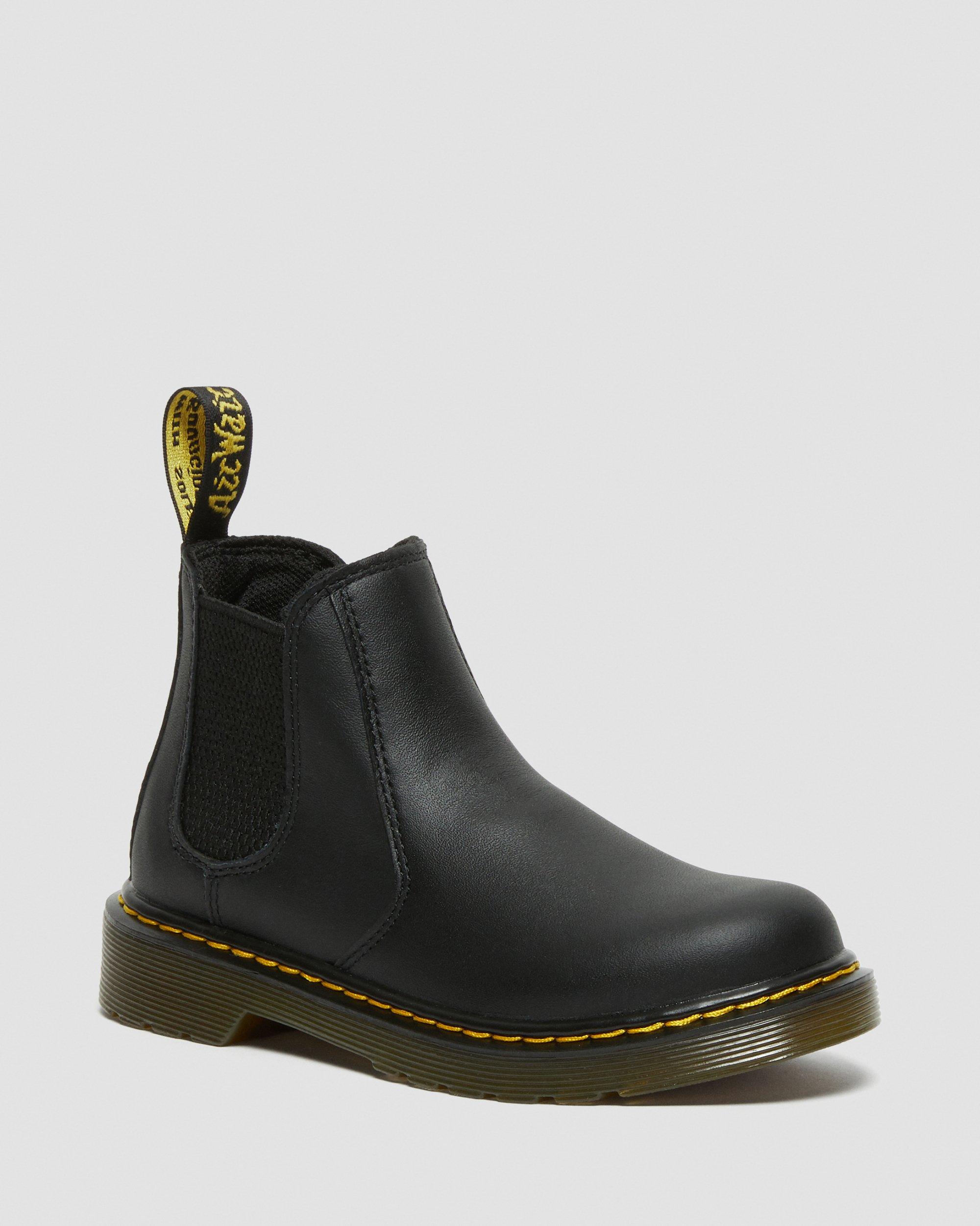 Junior 2976 Softy T Leather Chelsea Boots in Black