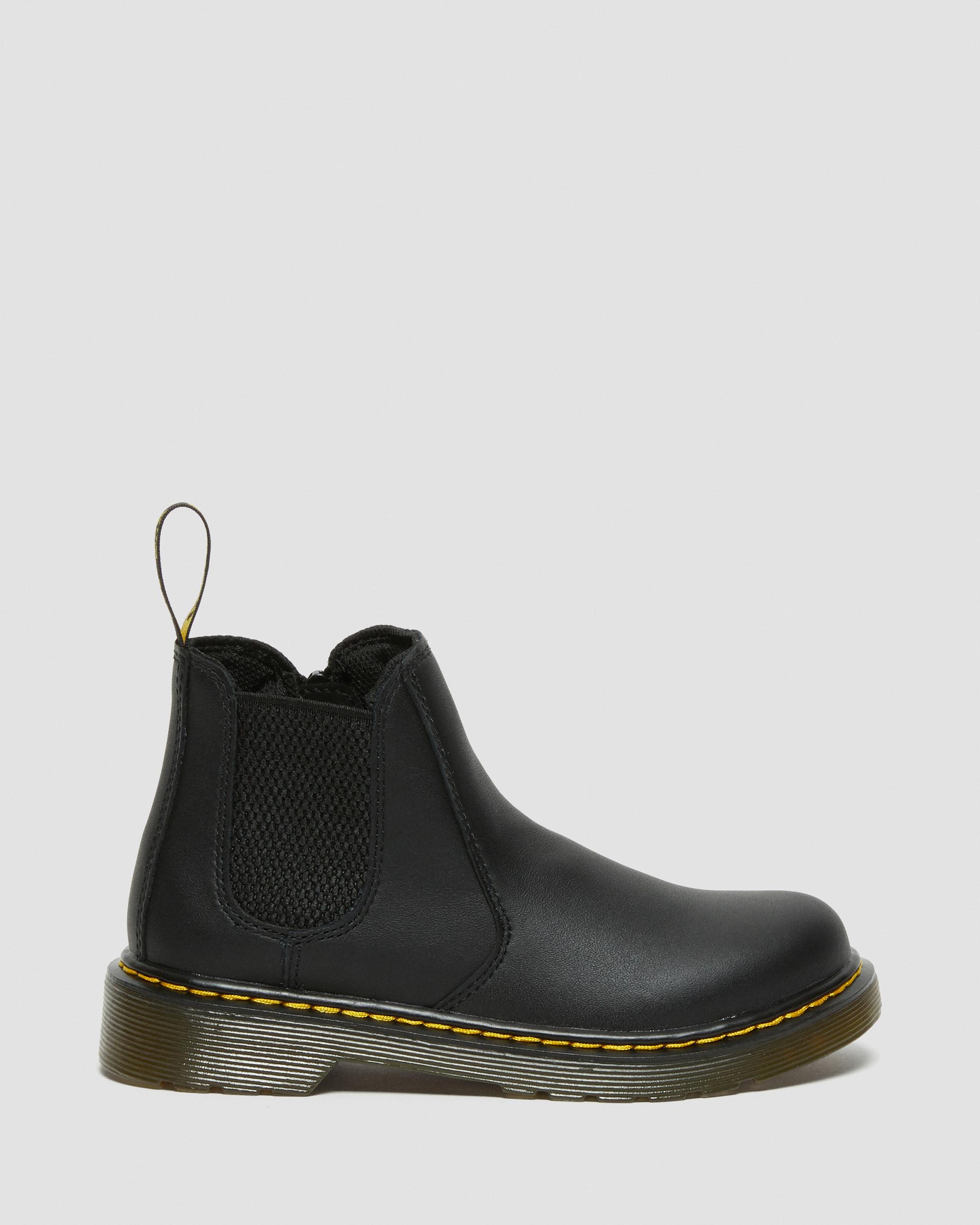 Junior 2976 Softy T Leather Chelsea Boots in Black