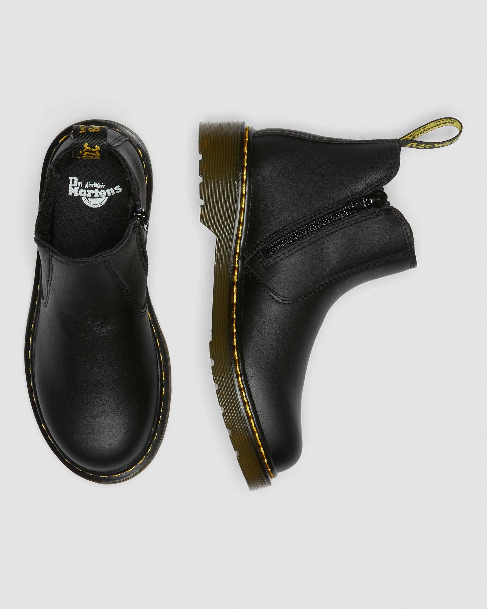 Junior 2976 Softy T Leather Chelsea Boots in Black | Dr. Martens