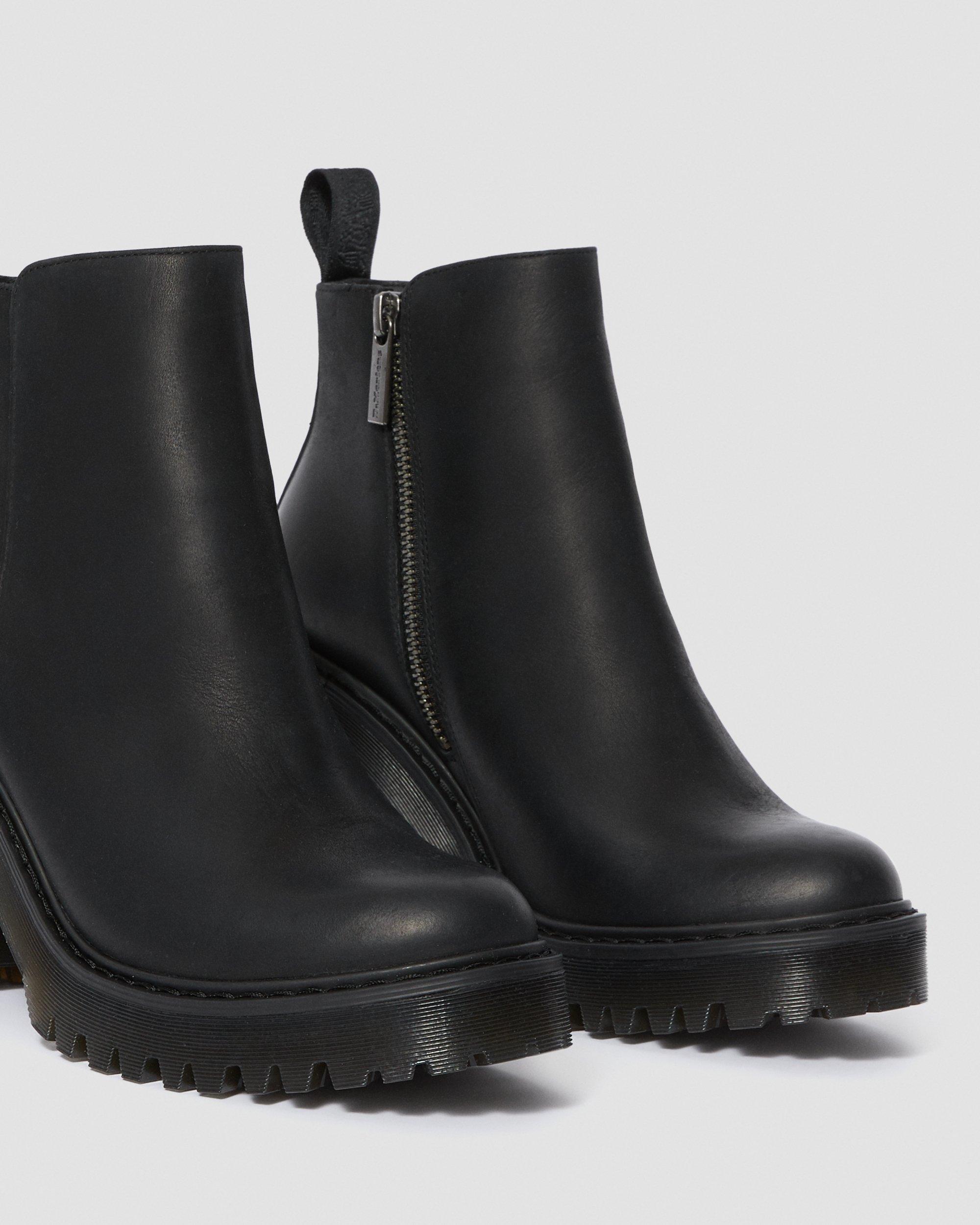 Magdalena Women's Leather Heeled Chelsea Boots Dr. Martens