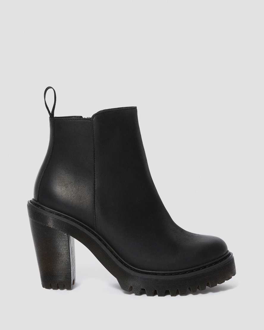 Magdalena Women's Leather Heeled Chelsea Boots | Dr Martens