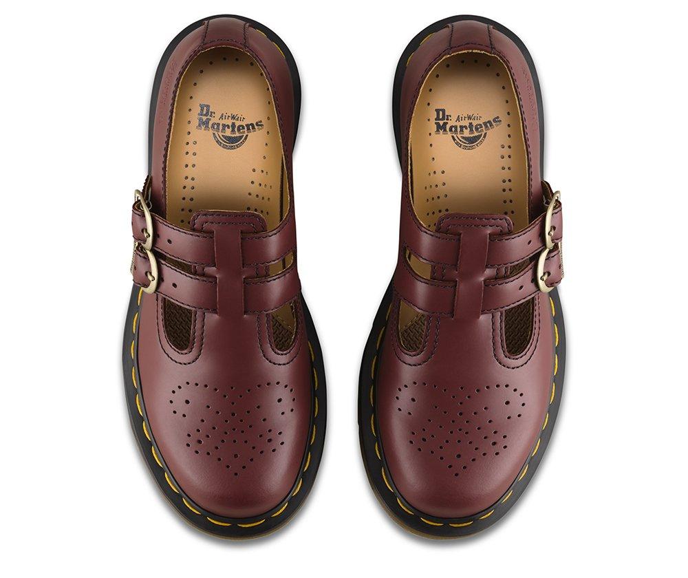 Dr martens mary janes red on sale