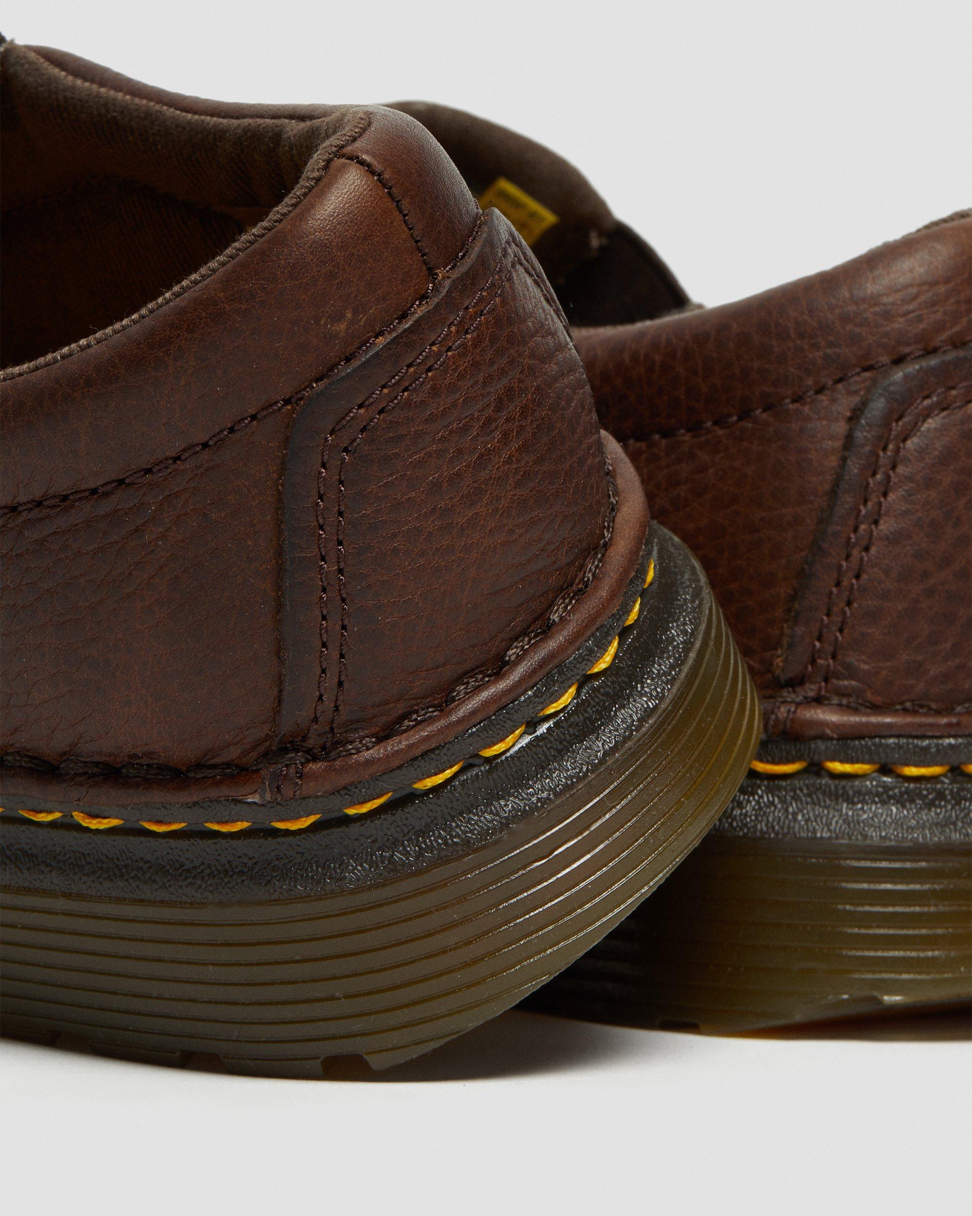 Dr. Martens Boyle Shoes Size 10 Mens Brown Leather Slip On Loafers SoftWair Boyle Men main image 4